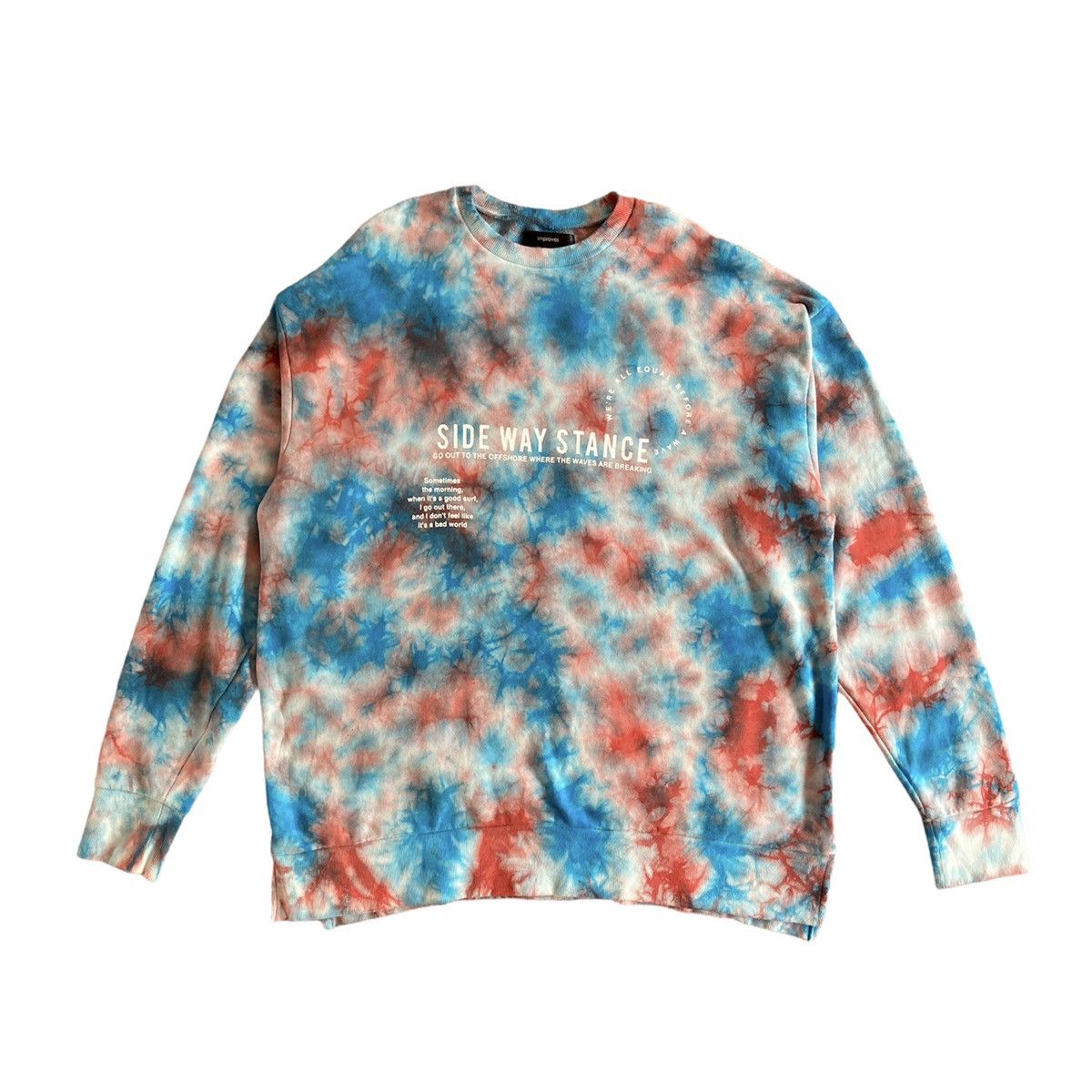 Japanese Brand Japanese Tie Dye Multicoloured Sweatshirt Size US L / EU 52-54 / 3 - 1 Thumbnail