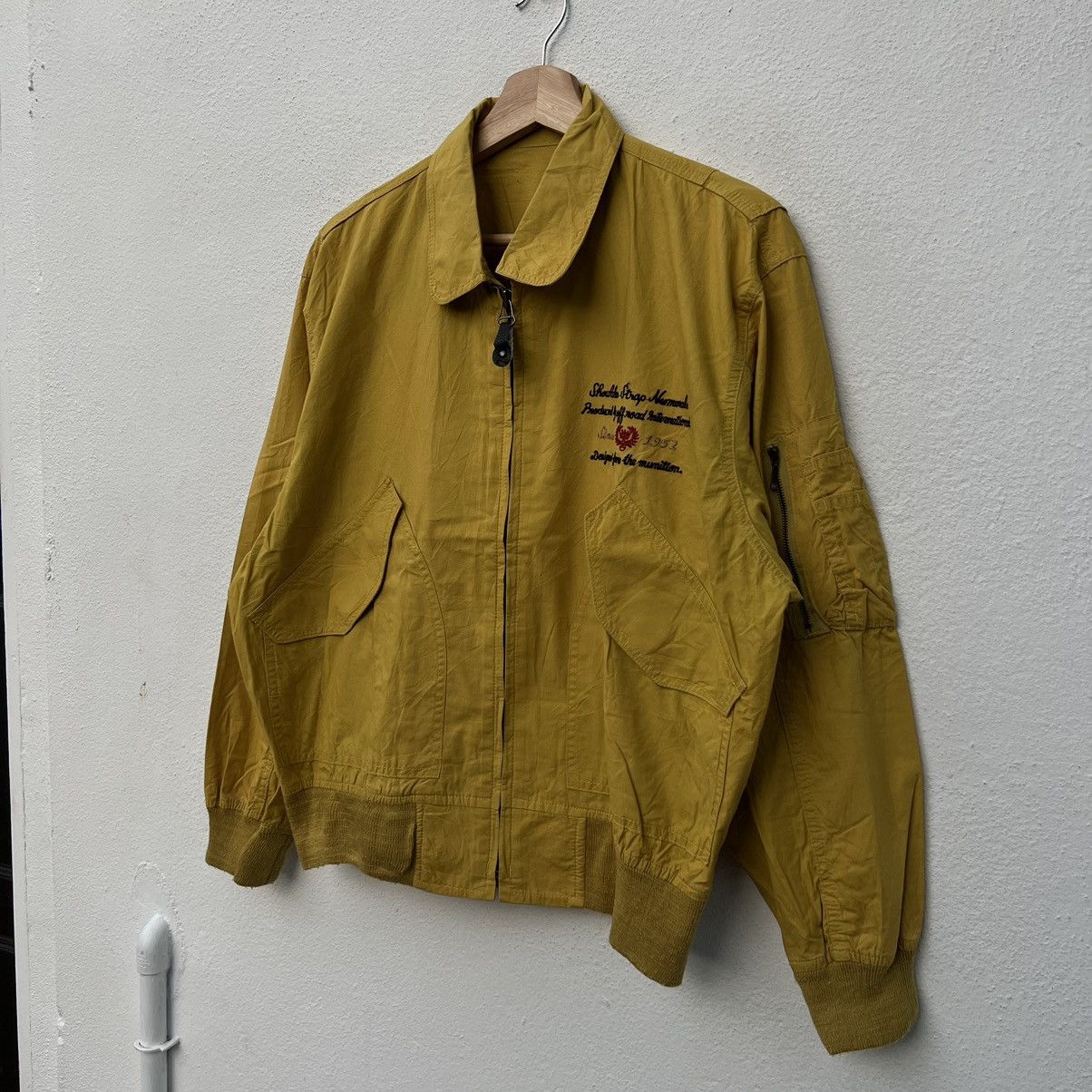 Japanese Brand VINTAGE BOMBER JACKET B-CO EXPLOITATION FORCE BIG LOGO Size US M / EU 48-50 / 2 - 2 Thumbnail