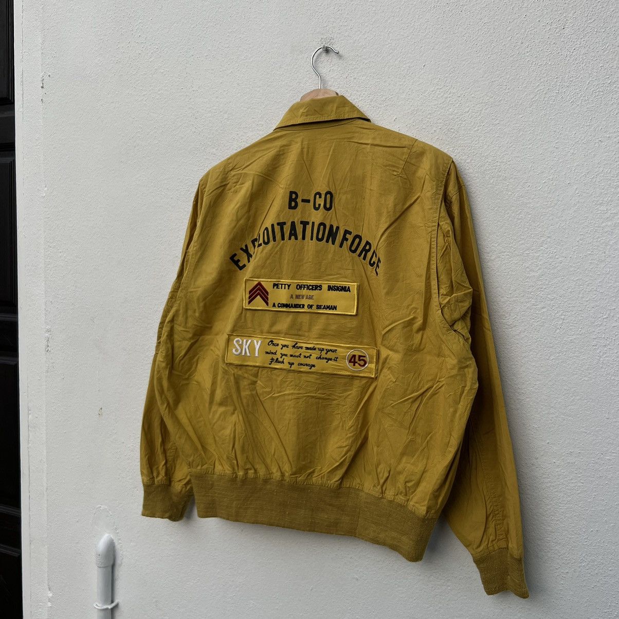 Japanese Brand VINTAGE BOMBER JACKET B-CO EXPLOITATION FORCE BIG LOGO Size US M / EU 48-50 / 2 - 8 Thumbnail