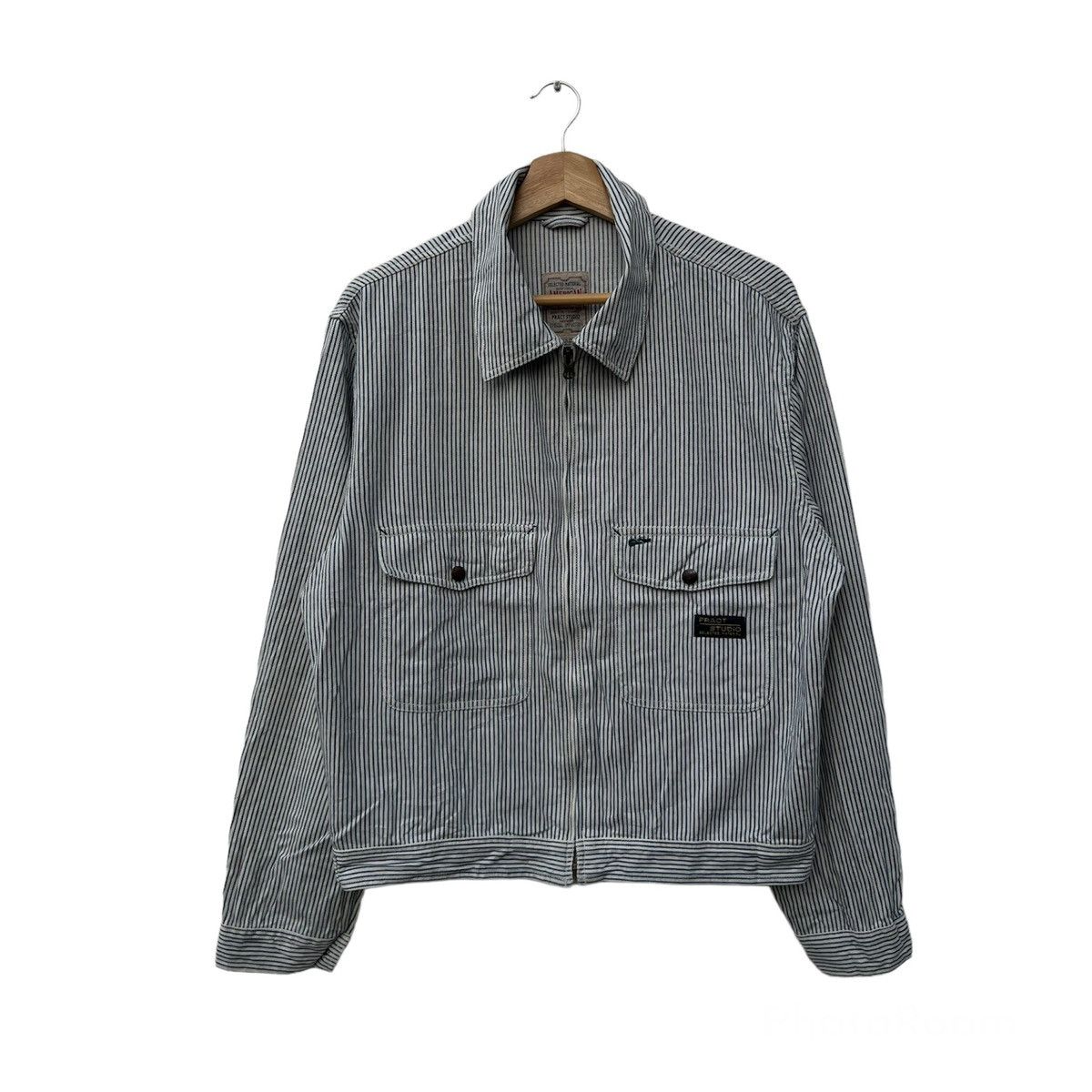 Japanese Brand VINTAGE HIKORY CHORE JACKET STRIPED DESIGN PRACT STUDIO Size US M / EU 48-50 / 2 - 1 Thumbnail