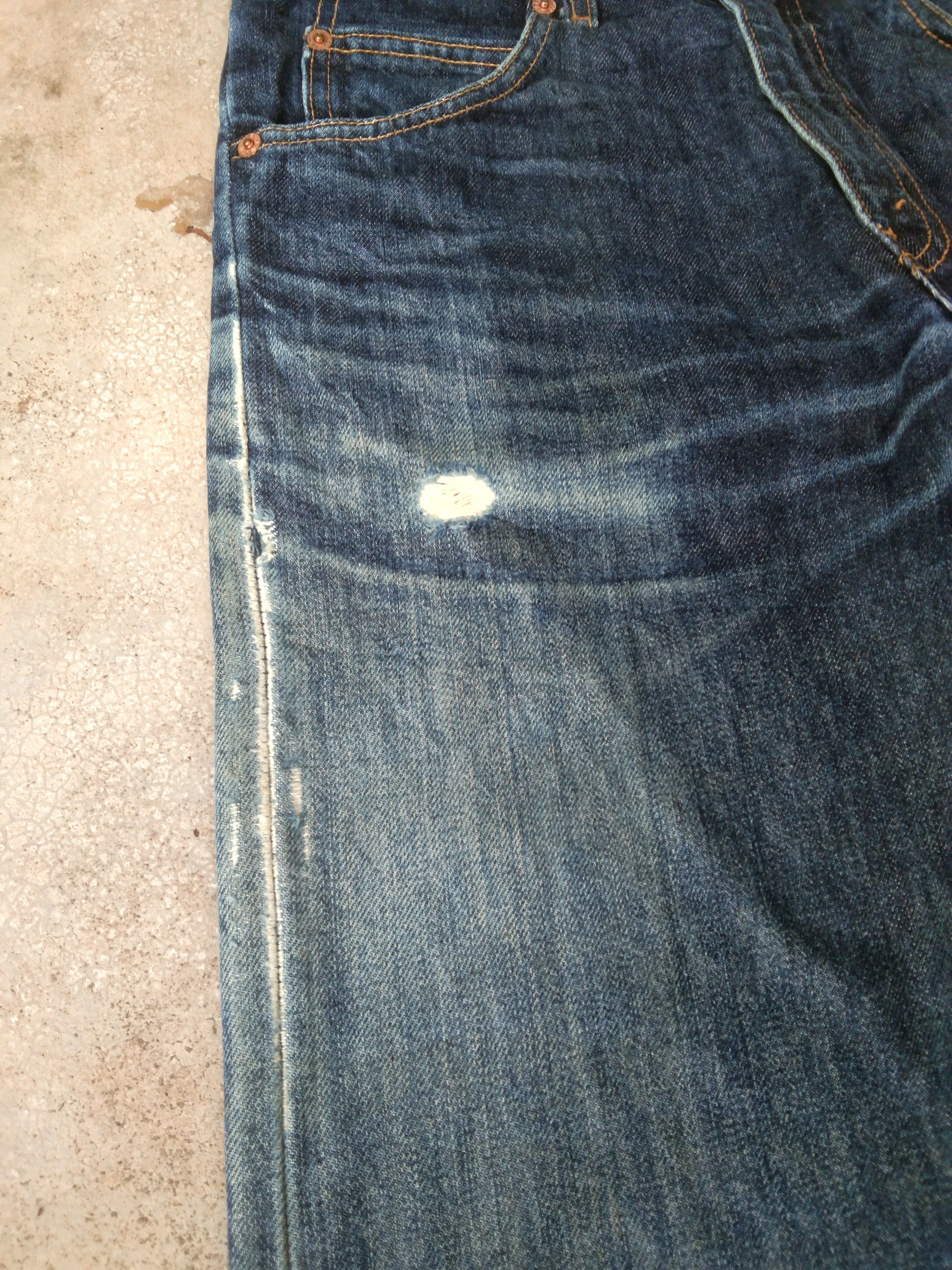 Levi's Vintage Levi's Jeans 607 Orange Tab Distressed Denim 29x33 Size US 29 - 6 Thumbnail