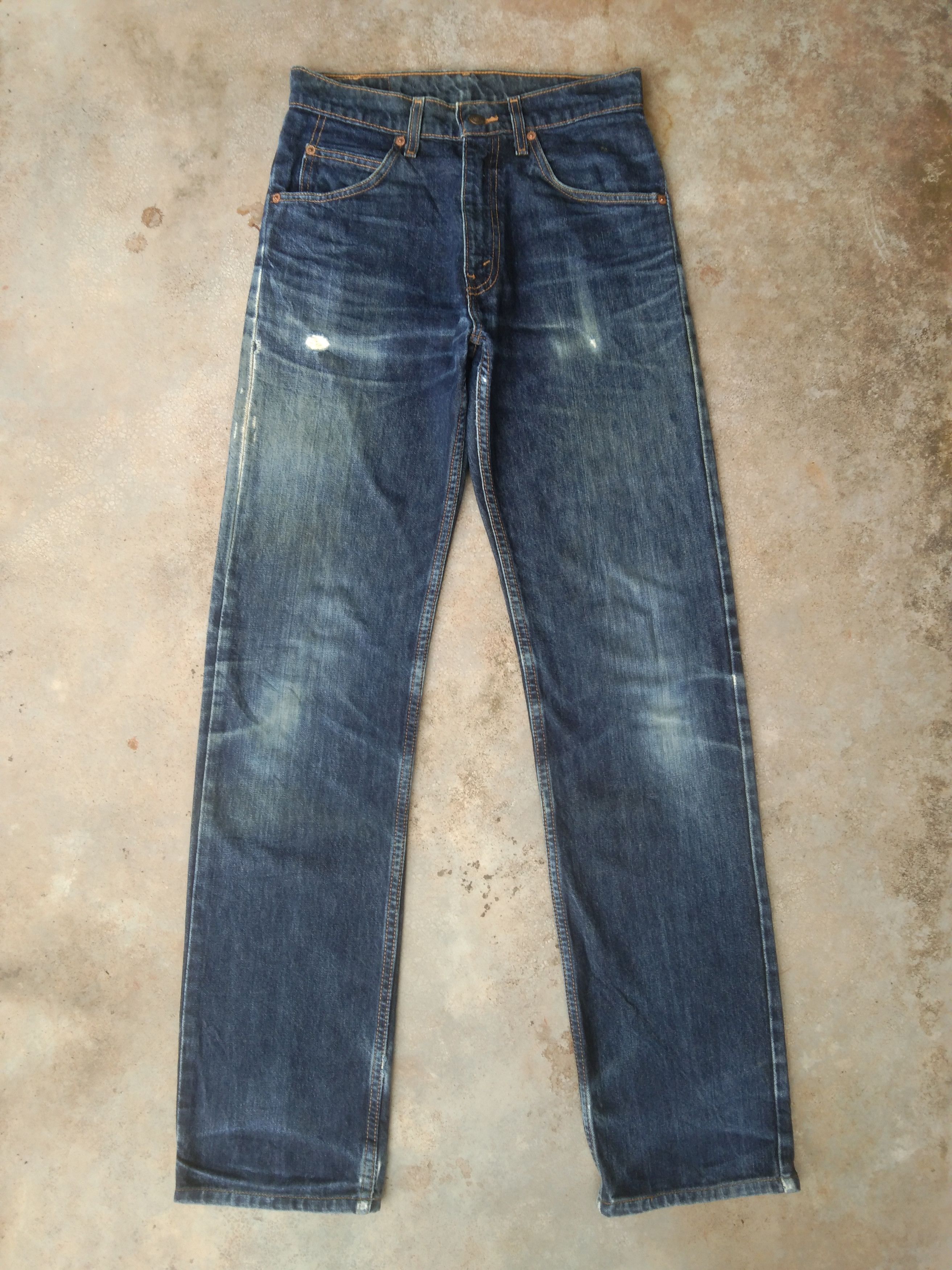 Levi's Vintage Levi's Jeans 607 Orange Tab Distressed Denim 29x33 Size US 29 - 1 Thumbnail