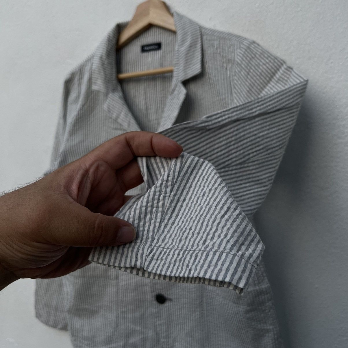 Issey Miyake ISSEY MIYAKE JAPAN PLANTATION STRIPED JACKET COAT STYLE Size US M / EU 48-50 / 2 - 5 Thumbnail