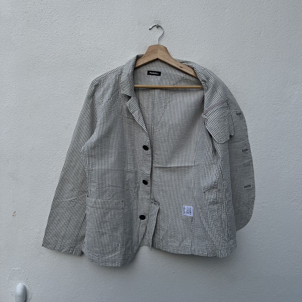 Issey Miyake ISSEY MIYAKE JAPAN PLANTATION STRIPED JACKET COAT STYLE Size US M / EU 48-50 / 2 - 9 Thumbnail