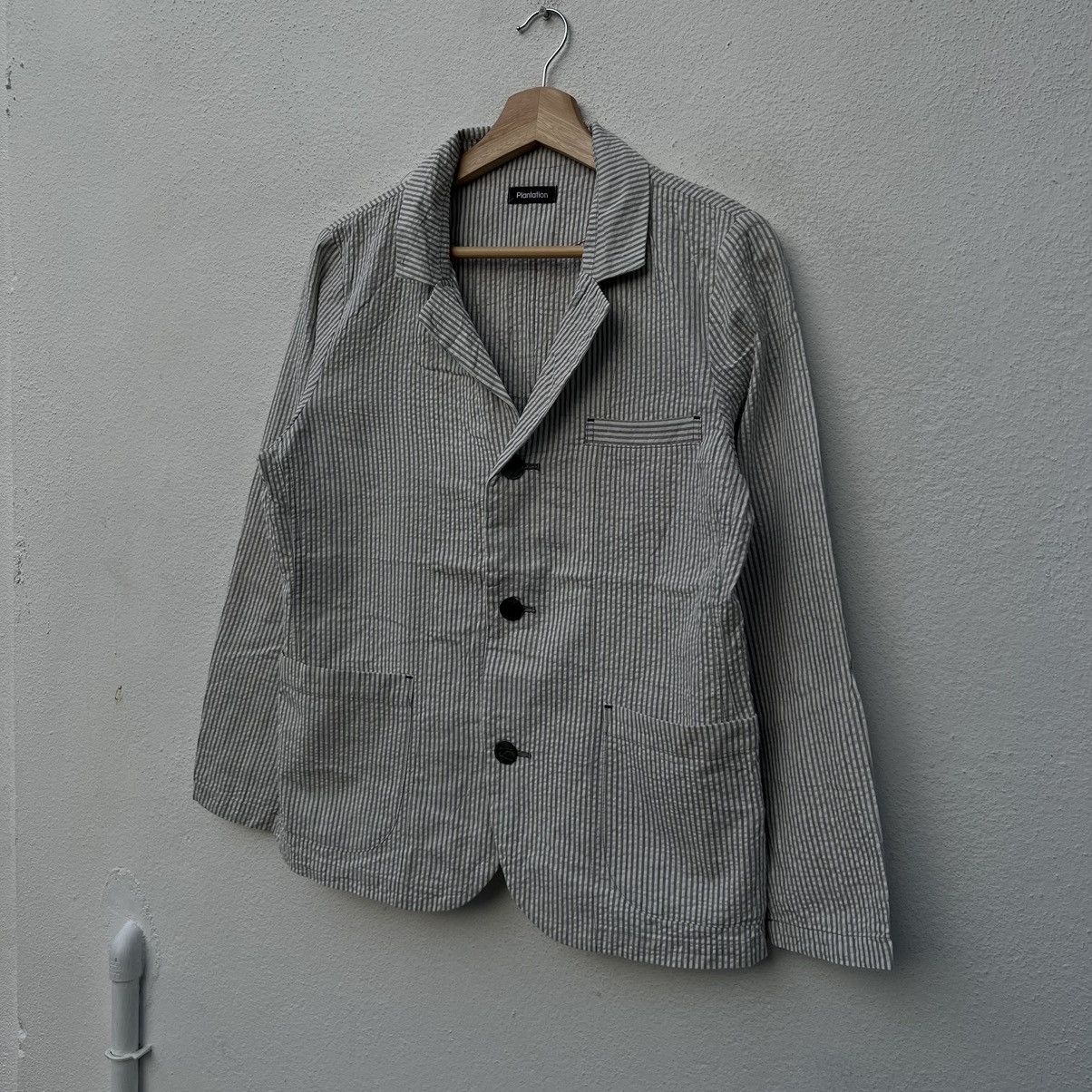 Issey Miyake ISSEY MIYAKE JAPAN PLANTATION STRIPED JACKET COAT STYLE Size US M / EU 48-50 / 2 - 2 Thumbnail