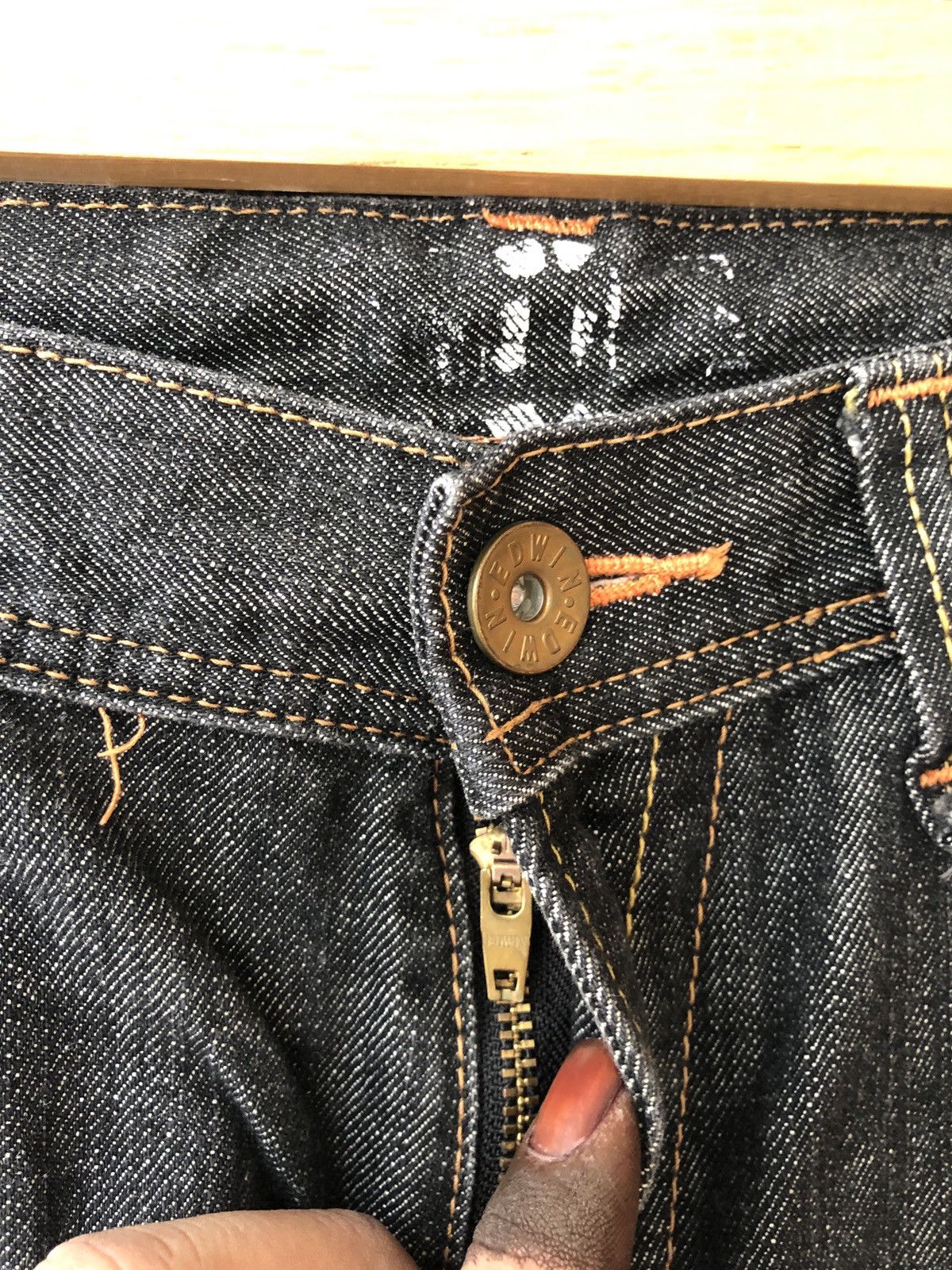 Edwin EDWIN FRONT POCKET FLARE DENIM COWBOY JEANS Size US 33 - 3 Thumbnail