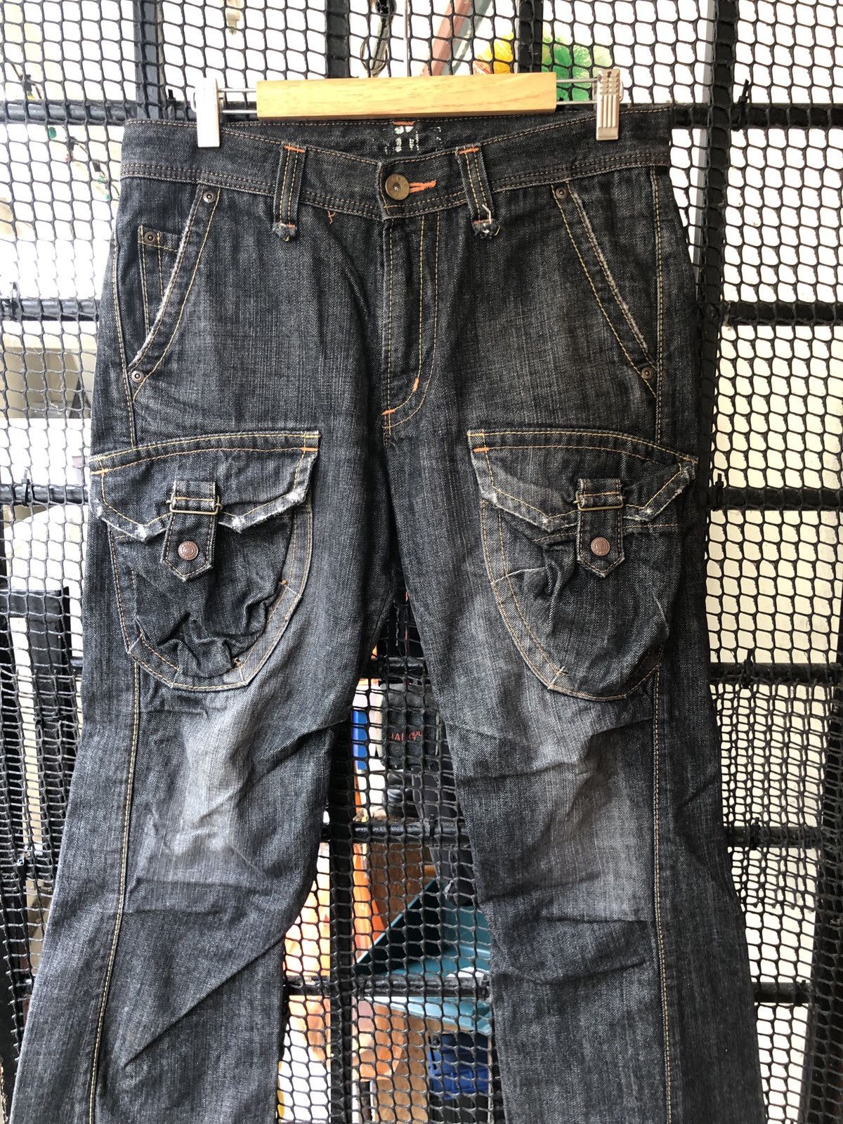 Edwin EDWIN FRONT POCKET FLARE DENIM COWBOY JEANS Size US 33 - 2 Thumbnail
