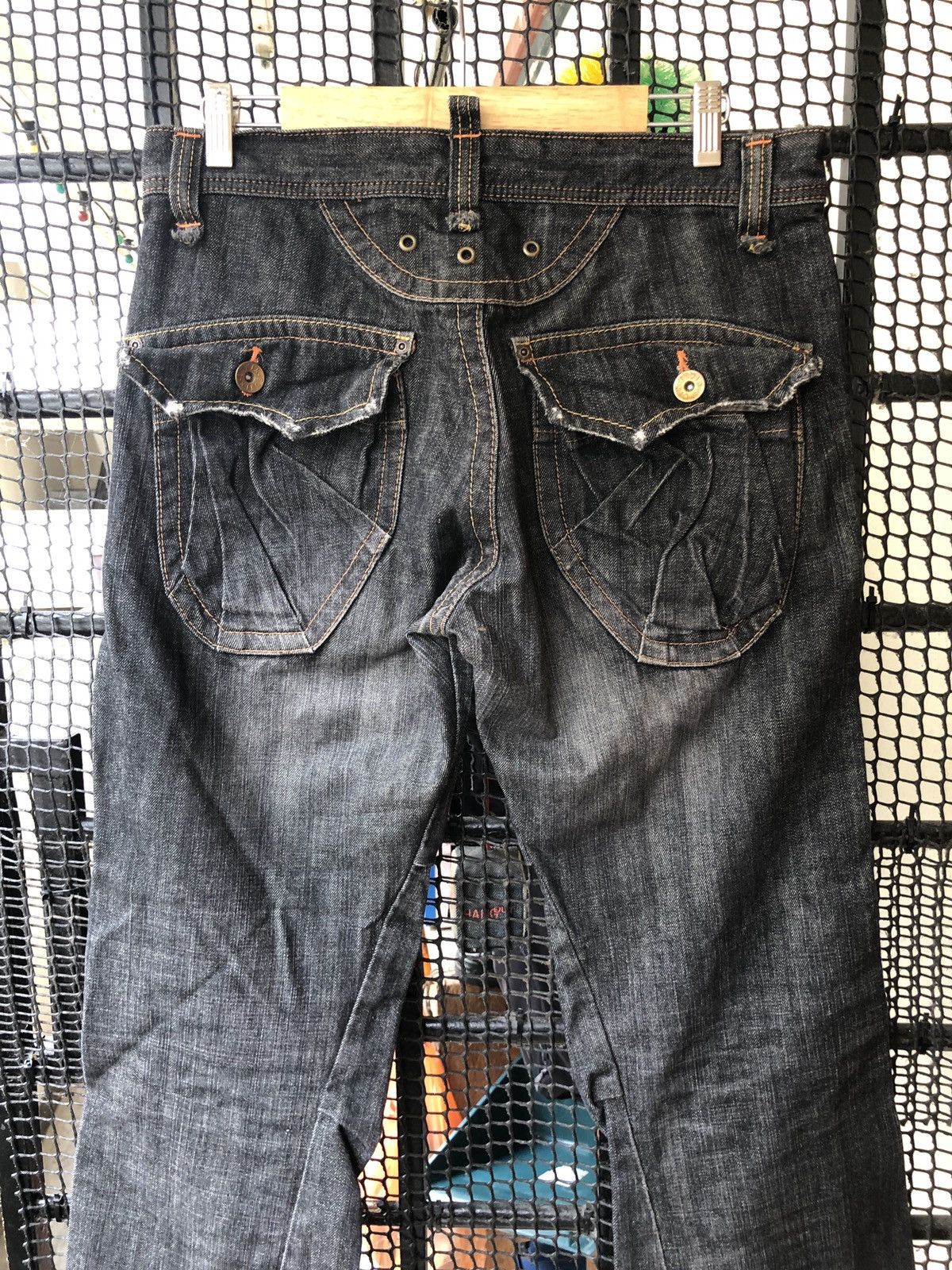 Edwin EDWIN FRONT POCKET FLARE DENIM COWBOY JEANS Size US 33 - 8 Thumbnail
