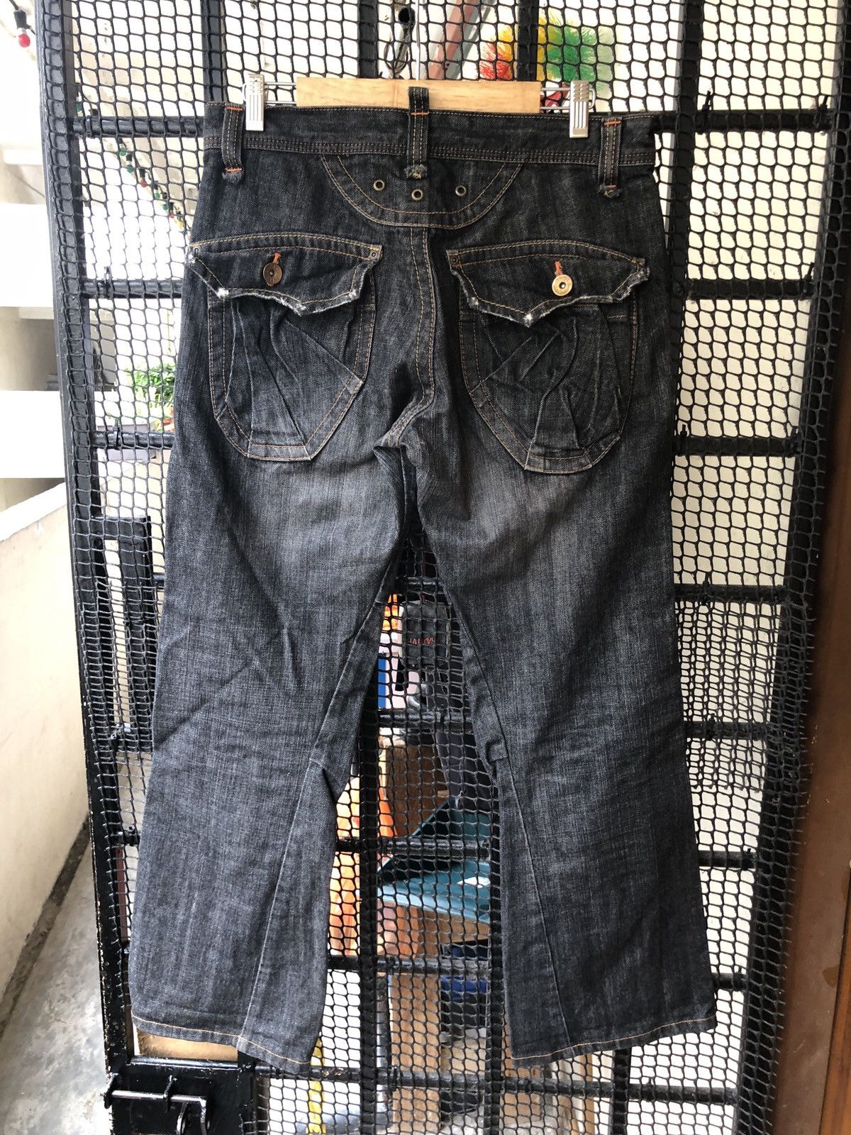 Edwin EDWIN FRONT POCKET FLARE DENIM COWBOY JEANS Size US 33 - 7 Thumbnail