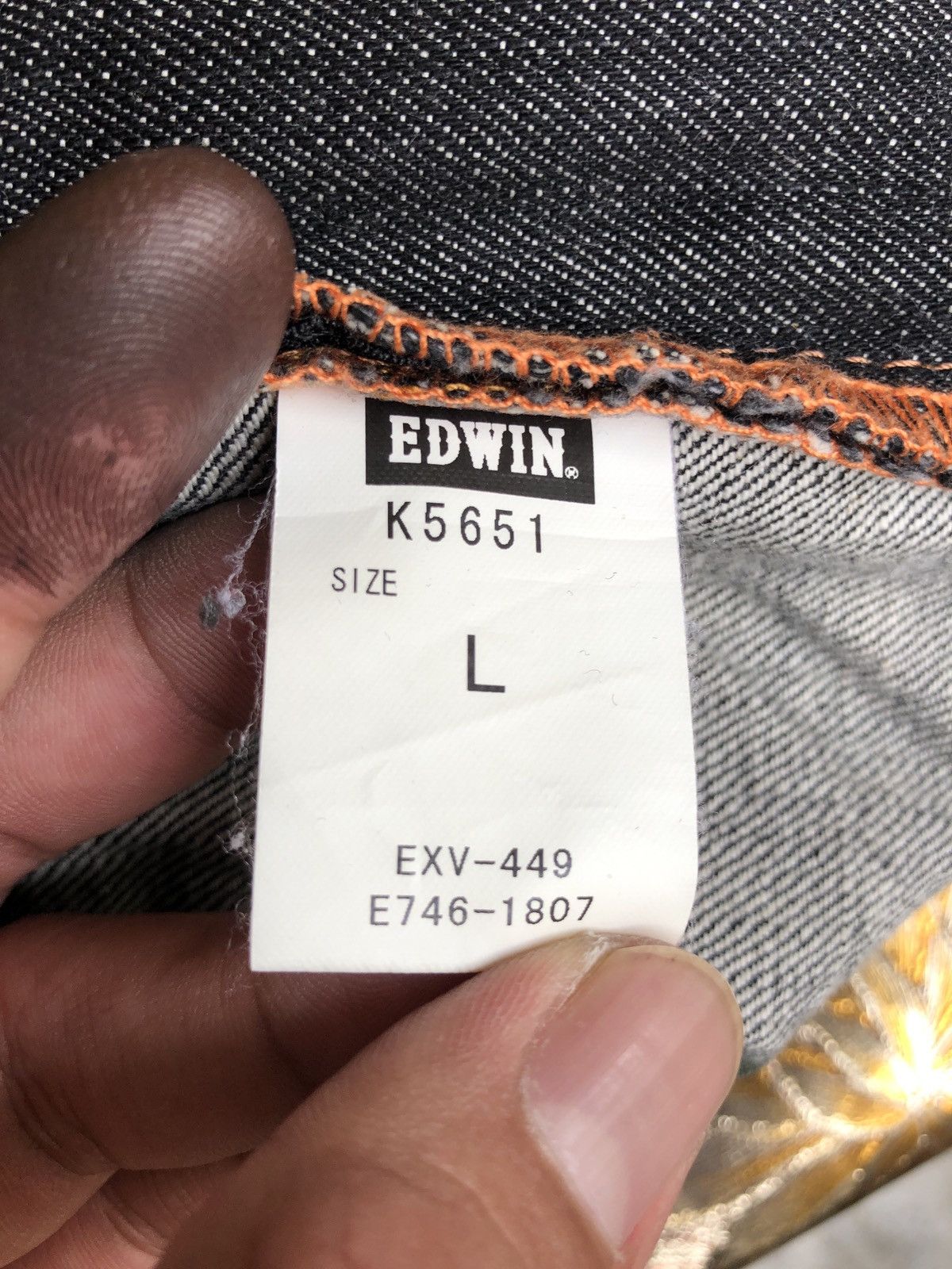 Edwin EDWIN FRONT POCKET FLARE DENIM COWBOY JEANS Size US 33 - 9 Thumbnail