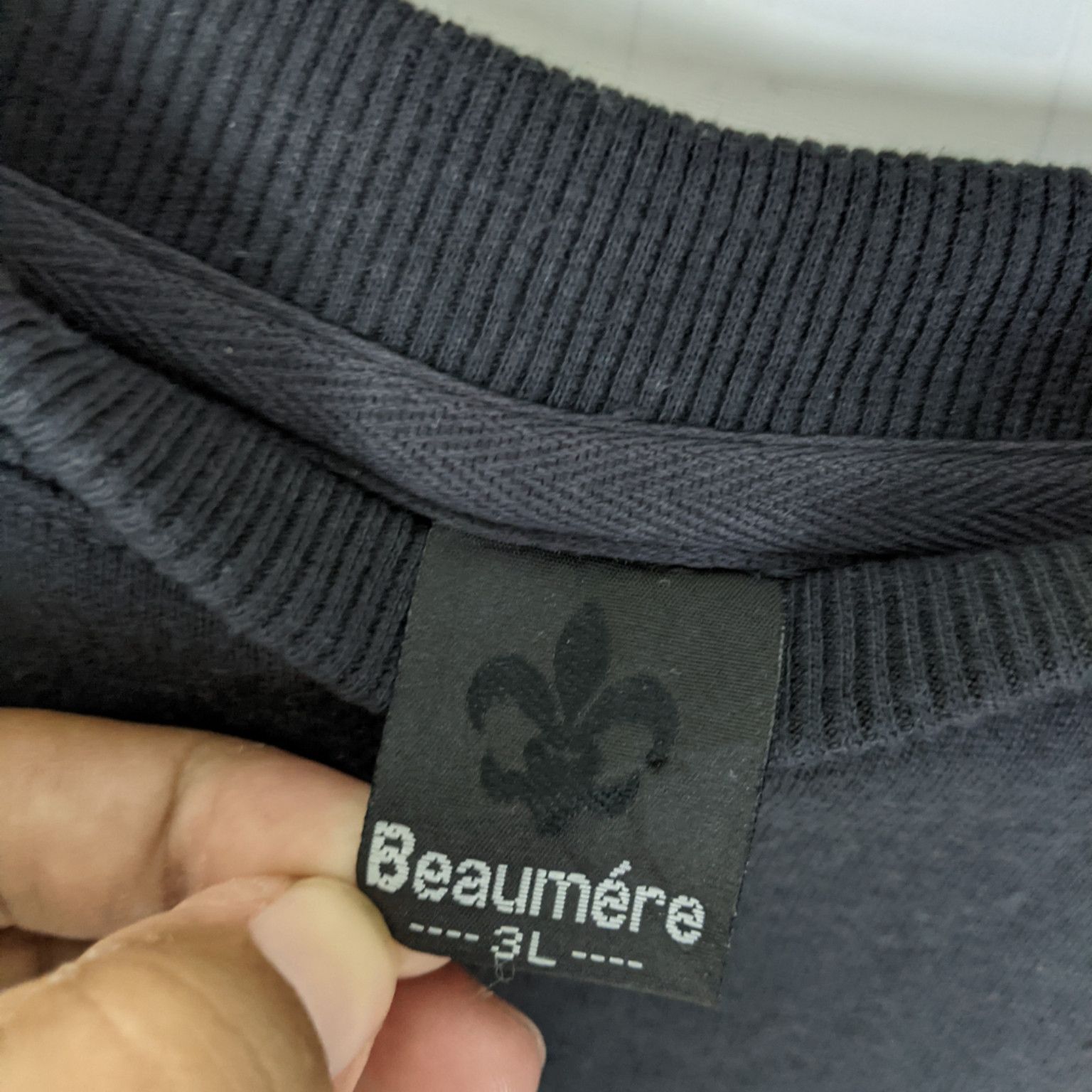 Japanese Brand BEAUMERE Grand Cross Chrome Heart Style Jumper Sweatshirt Size US XXL / EU 58 / 5 - 8 Thumbnail