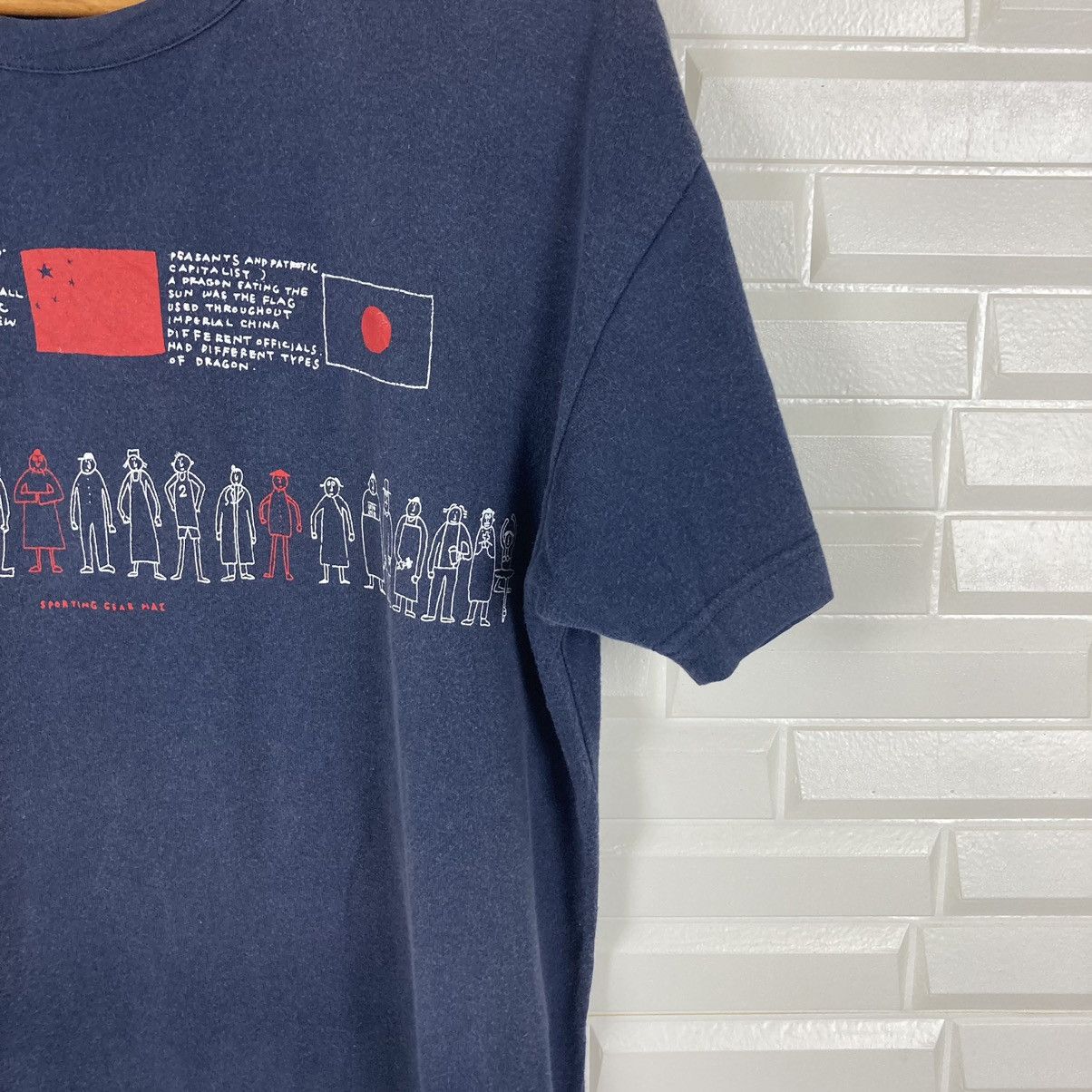 Hai Sporting Gear Hai Sporting Gear Japan/China Flag Printed Tee Size US M / EU 48-50 / 2 - 5 Thumbnail