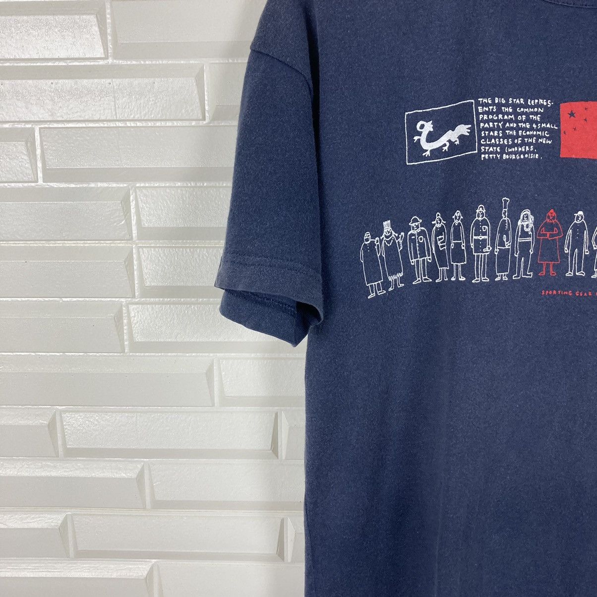 Hai Sporting Gear Hai Sporting Gear Japan/China Flag Printed Tee Size US M / EU 48-50 / 2 - 3 Thumbnail