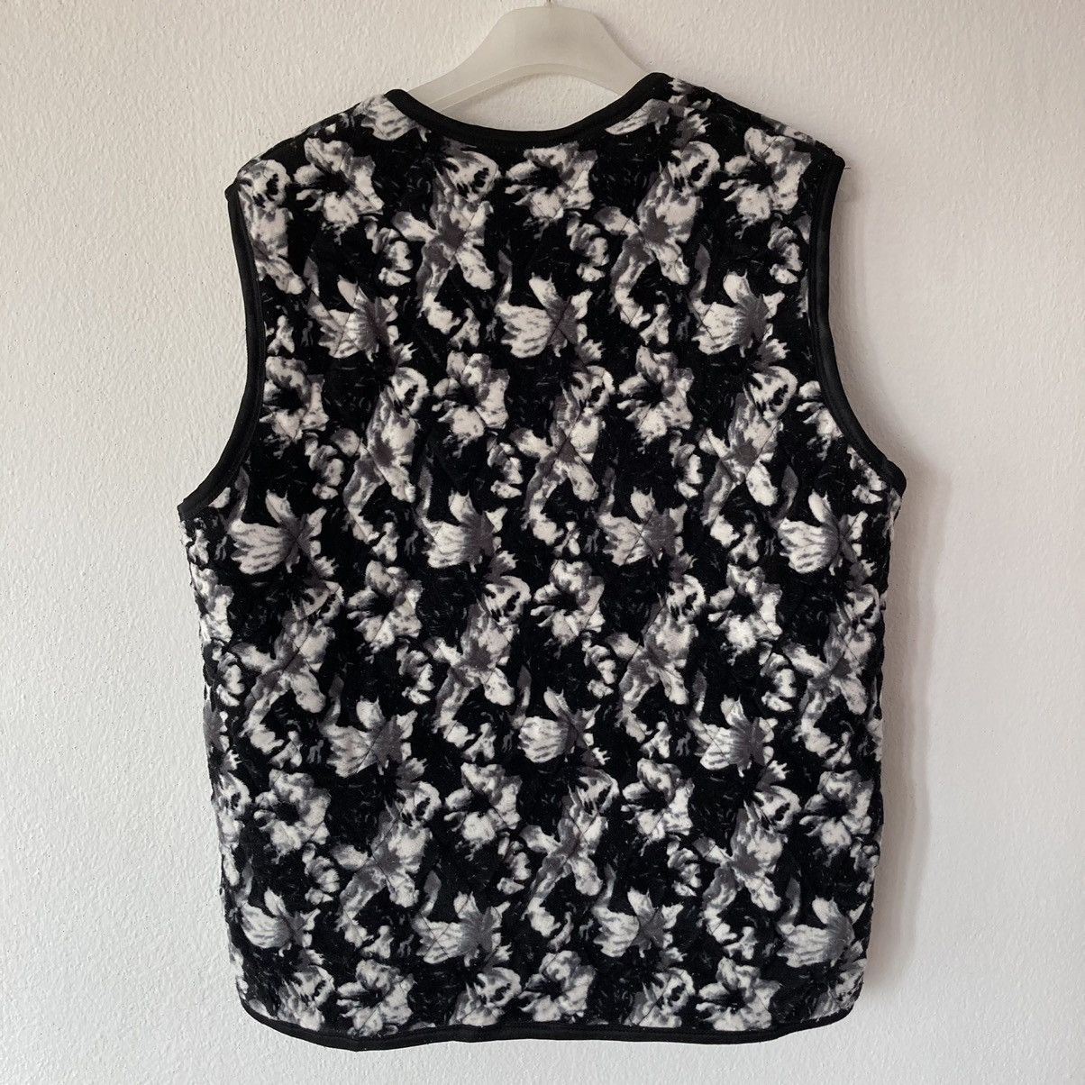 Japanese Brand Black/White Flowering Vest Size M / US 6-8 / IT 42-44 - 5 Thumbnail