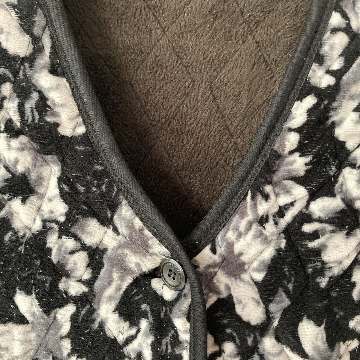 Japanese Brand Black/White Flowering Vest Size M / US 6-8 / IT 42-44 - 4 Thumbnail