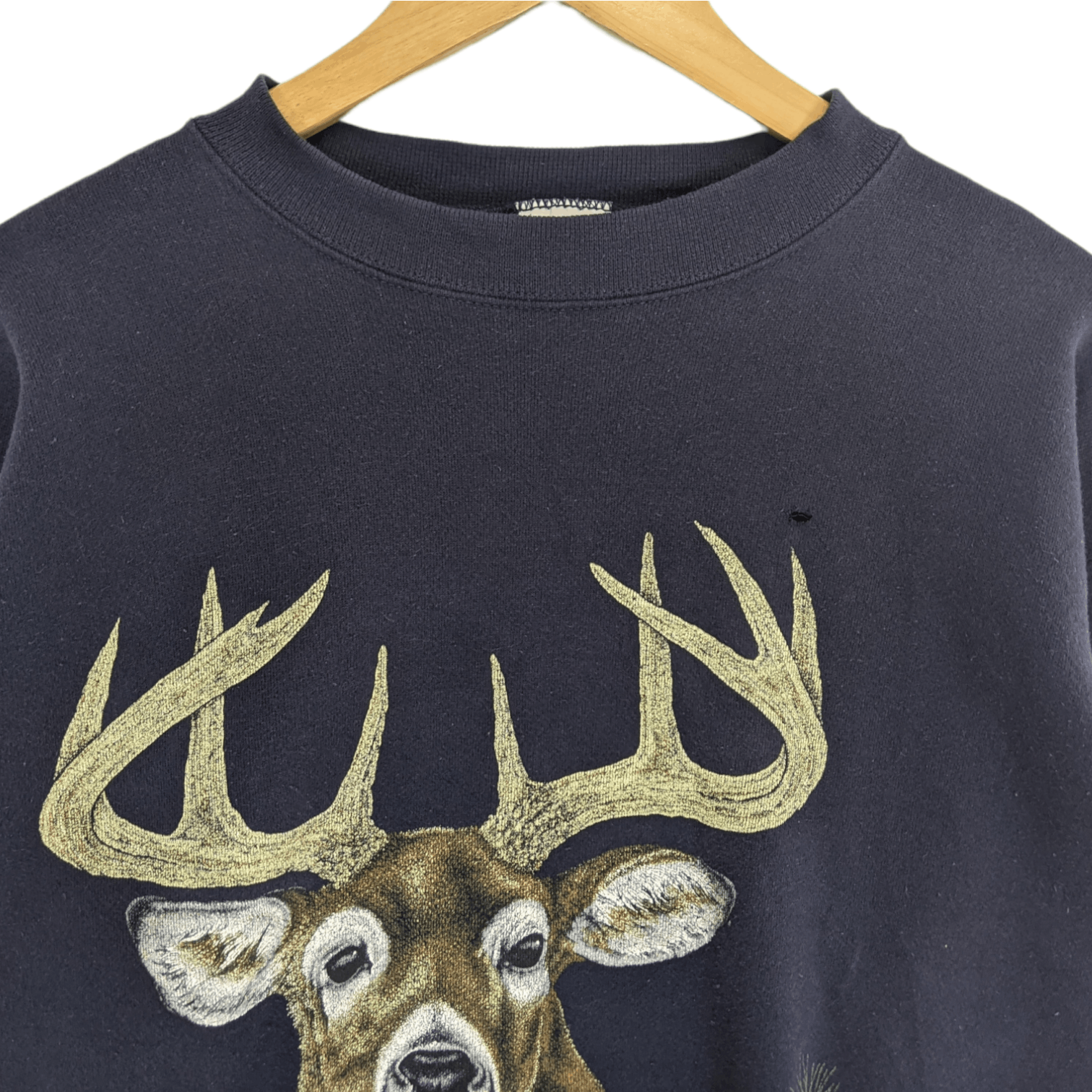 Tultex Vintage 90's TULTEX Deer Animal Graphic Big Image Sweatshirt Size US XL / EU 56 / 4 - 5 Thumbnail