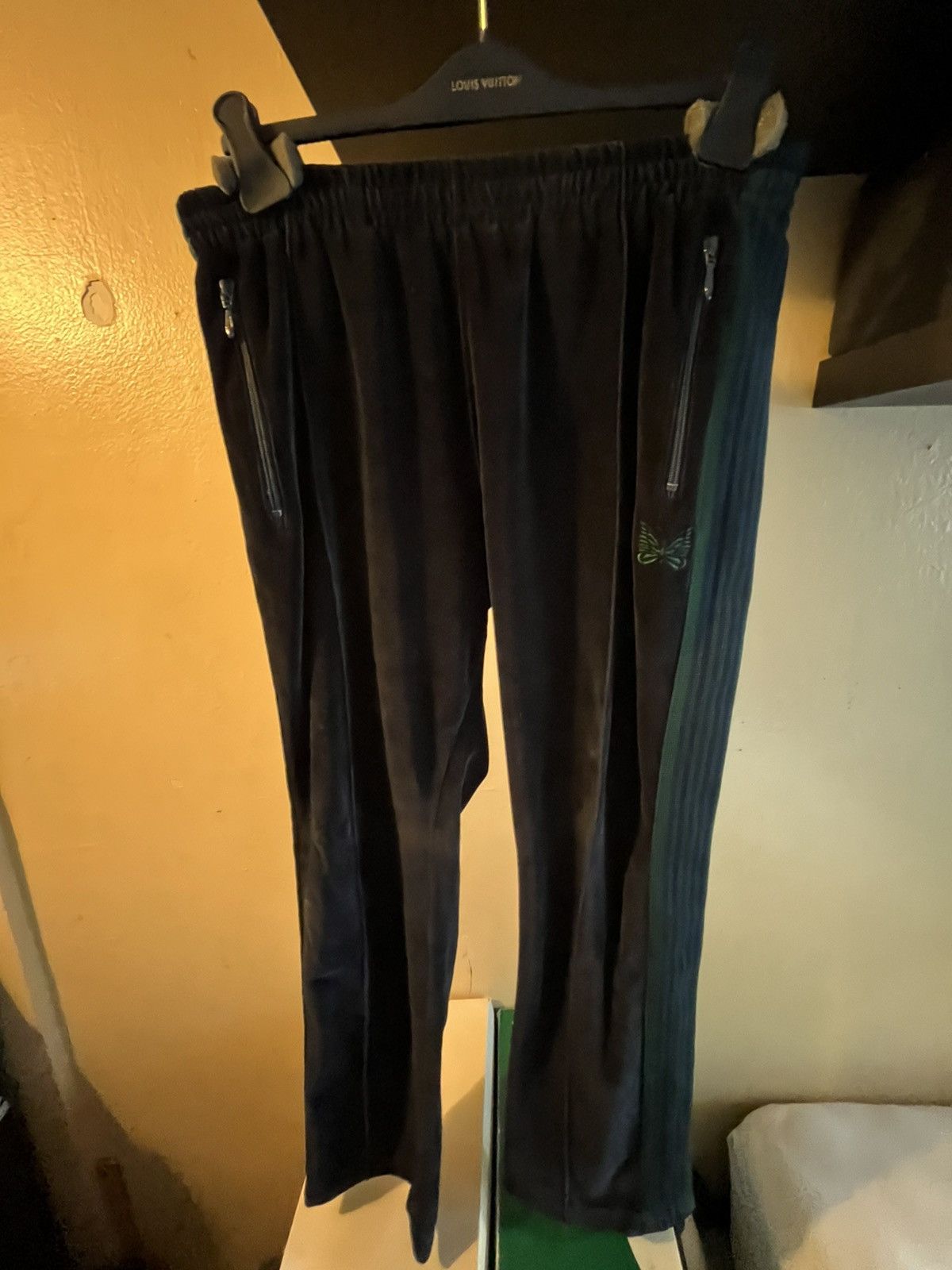 Needles 2019 Needles Velour Narrow Track Pant Size US 34 / EU 50 - 1 Thumbnail