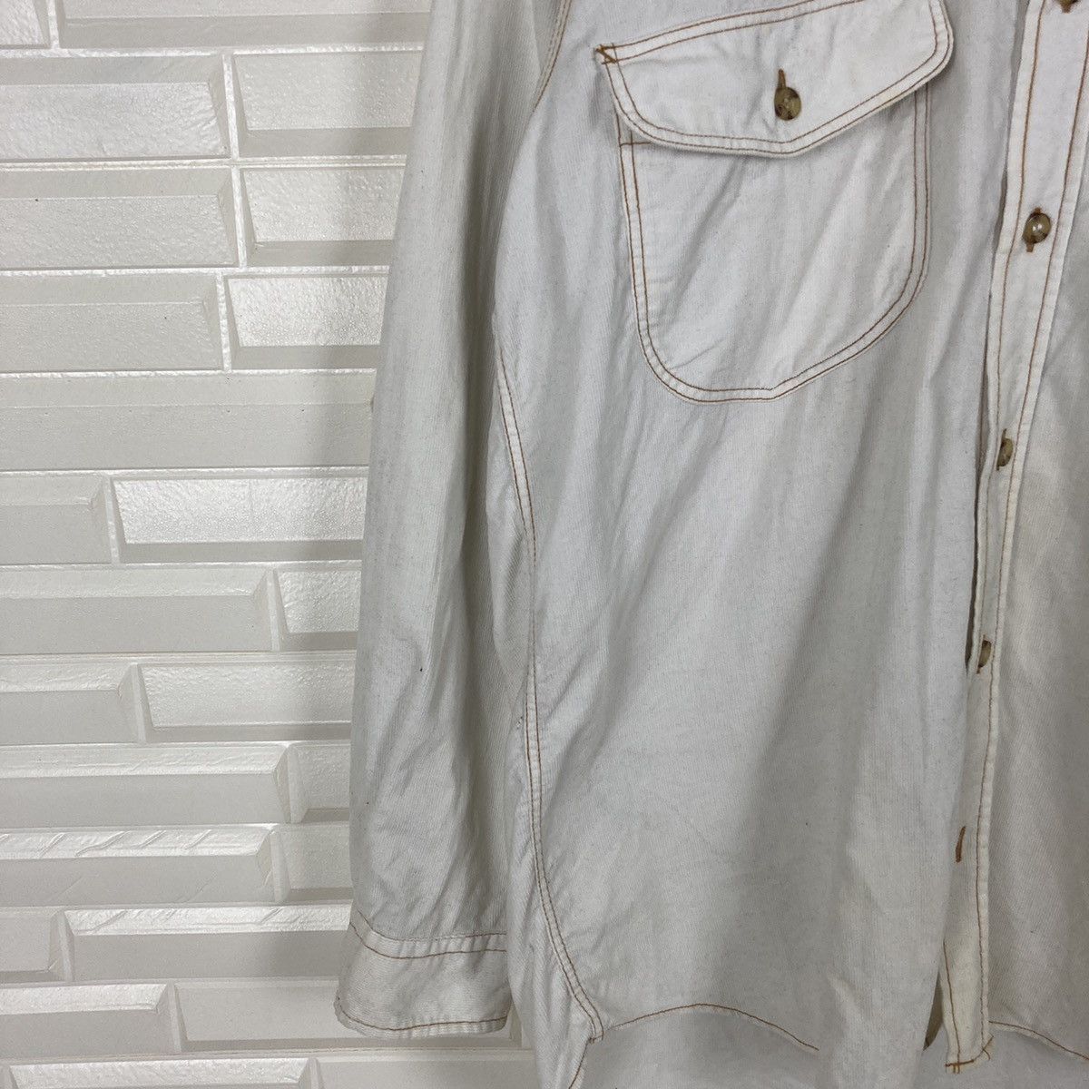 Budweiser Vintage Budwiser Corduroy Shirt Button Up Size US M / EU 48-50 / 2 - 3 Thumbnail
