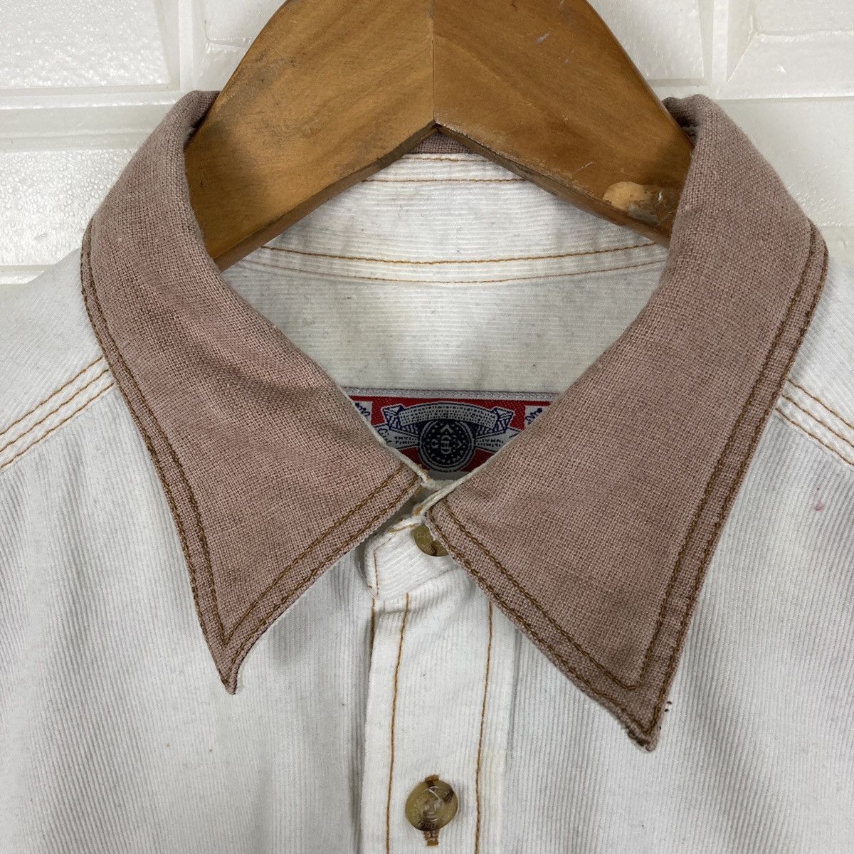 Budweiser Vintage Budwiser Corduroy Shirt Button Up Size US M / EU 48-50 / 2 - 13 Thumbnail
