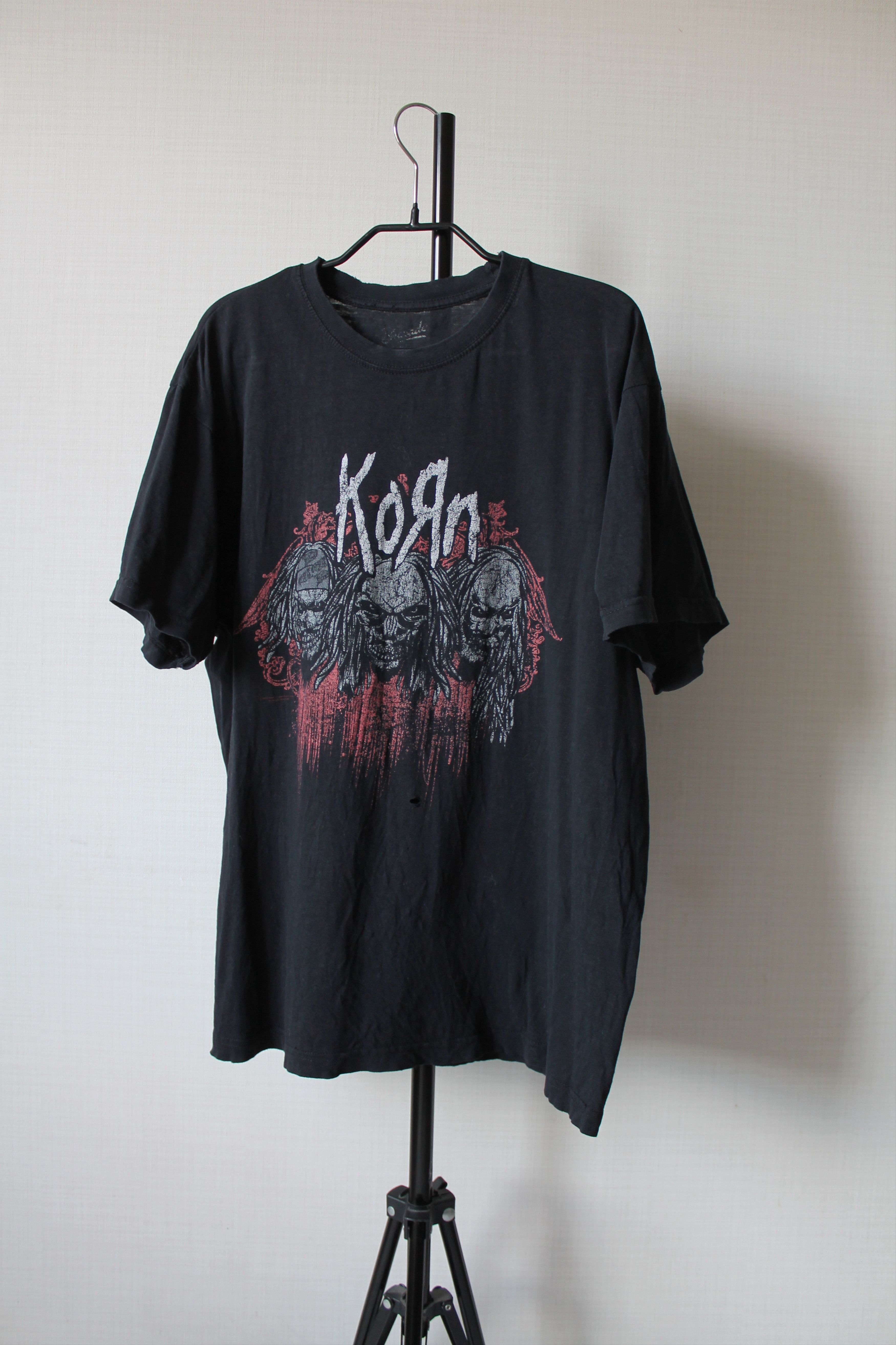 2009 Korn Band Tee Vintage rock BRAVADO Sunfaded