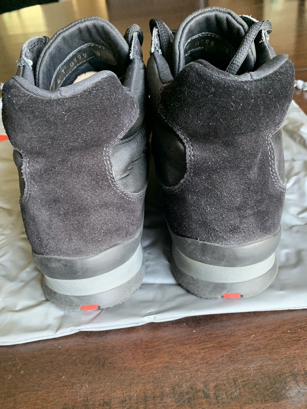 Prada Vintage Y2K Prada Nylon Suede Trainers Size US 6.5 / EU 39-40 - 7 Thumbnail