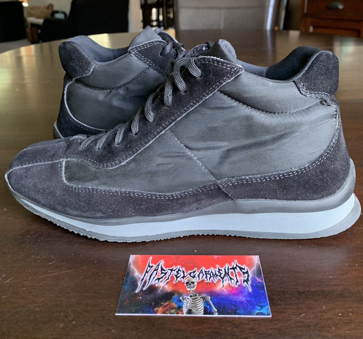 Prada Vintage Y2K Prada Nylon Suede Trainers Size US 6.5 / EU 39-40 - 2 Thumbnail