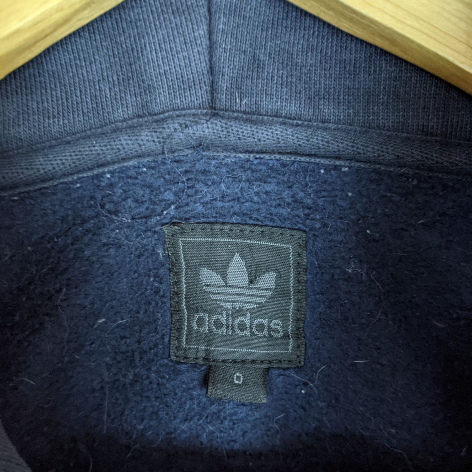 Adidas Vintage 2000's ADIDAS Plain Zipper Hoodie Jumper Sweatshirt Size US S / EU 44-46 / 1 - 10 Thumbnail