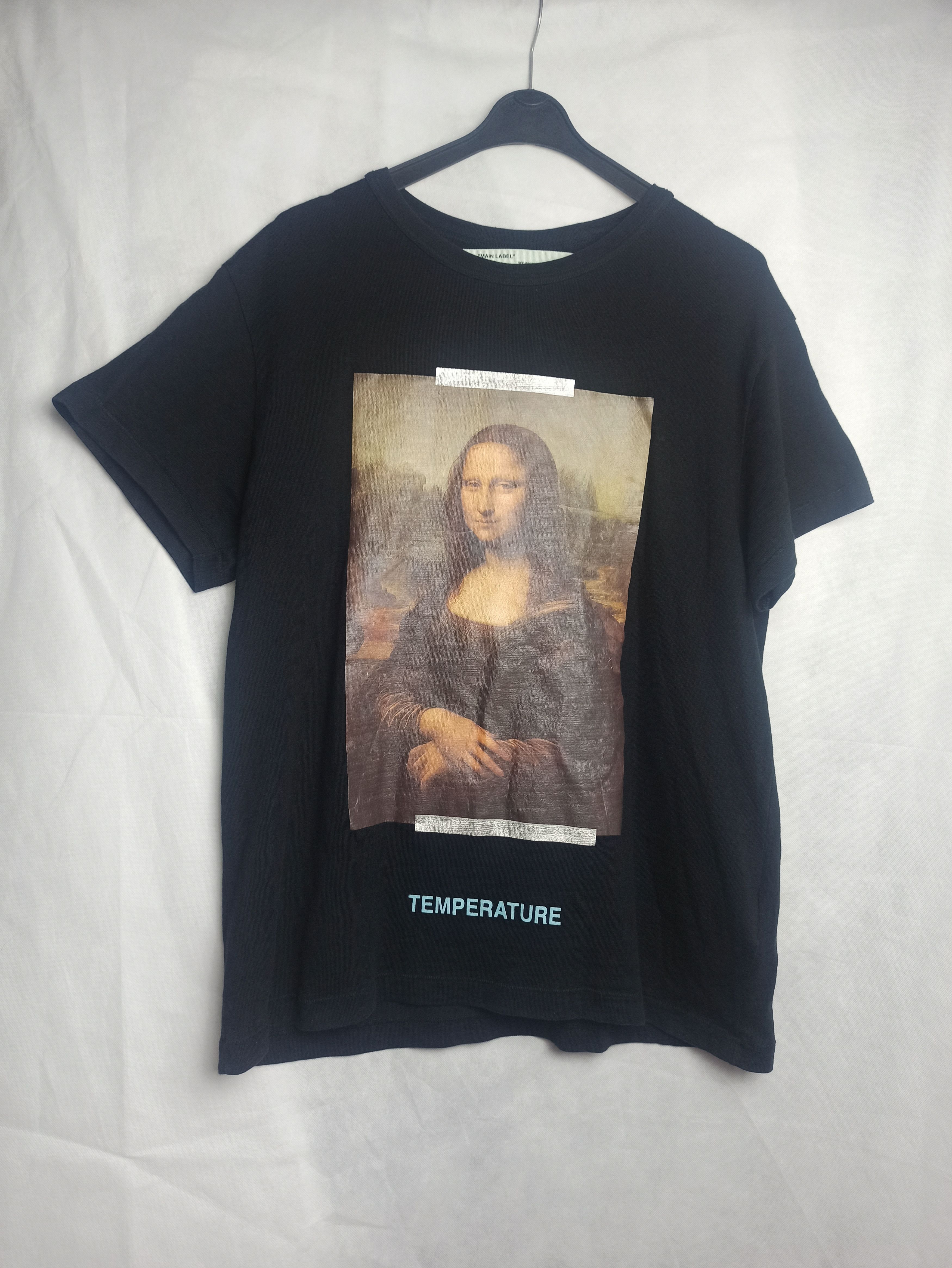 Off White Mona Lisa Temperature Off White t shirt oversized Grailed