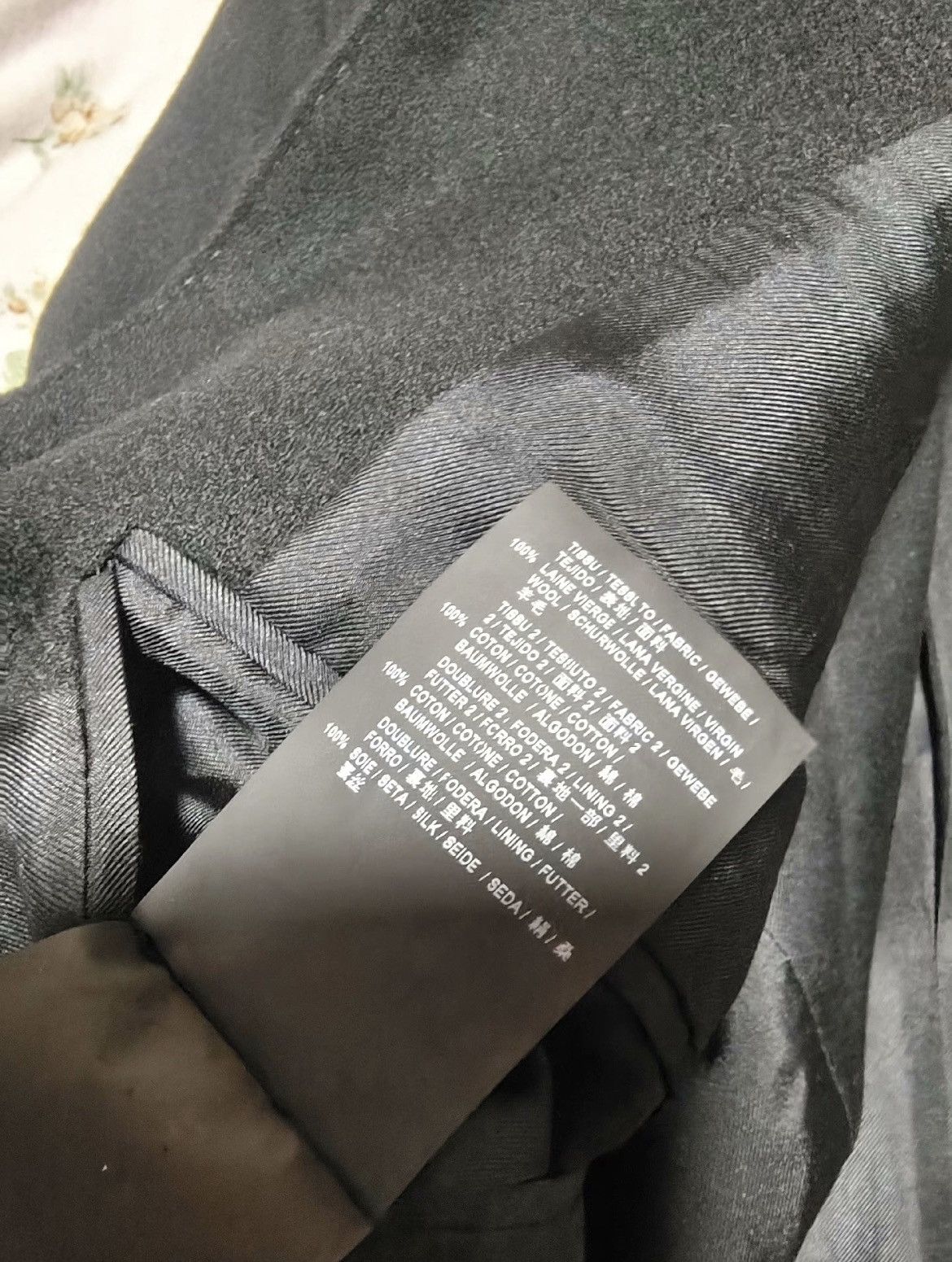 Hedi Slimane × Saint Laurent Paris 16FW Long Officer Jacket Sz50 Size 50S - 10 Thumbnail