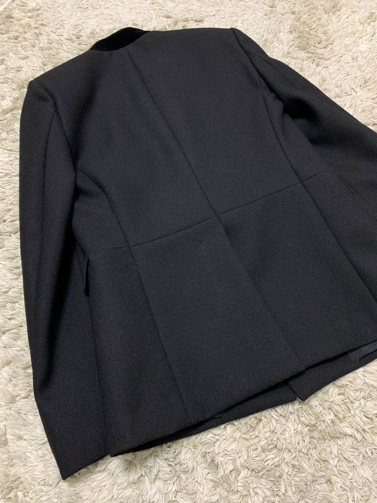 Hedi Slimane × Saint Laurent Paris 16FW Long Officer Jacket Sz50 Size 50S - 7 Thumbnail