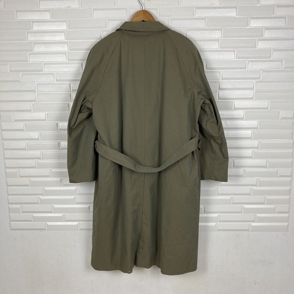 DAKS Daks Adjustable Check Inner Fishtail Long Jacket Size US L / EU 52-54 / 3 - 12 Thumbnail