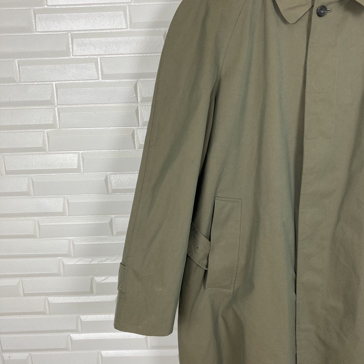 DAKS Daks Adjustable Check Inner Fishtail Long Jacket Size US L / EU 52-54 / 3 - 3 Thumbnail
