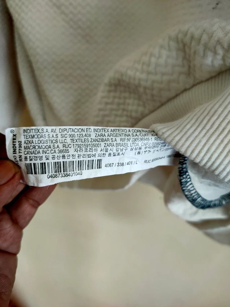 Vintage × Zara Vintage Zara pullover Sweatshirt Size US L / EU 52-54 / 3 - 6 Thumbnail