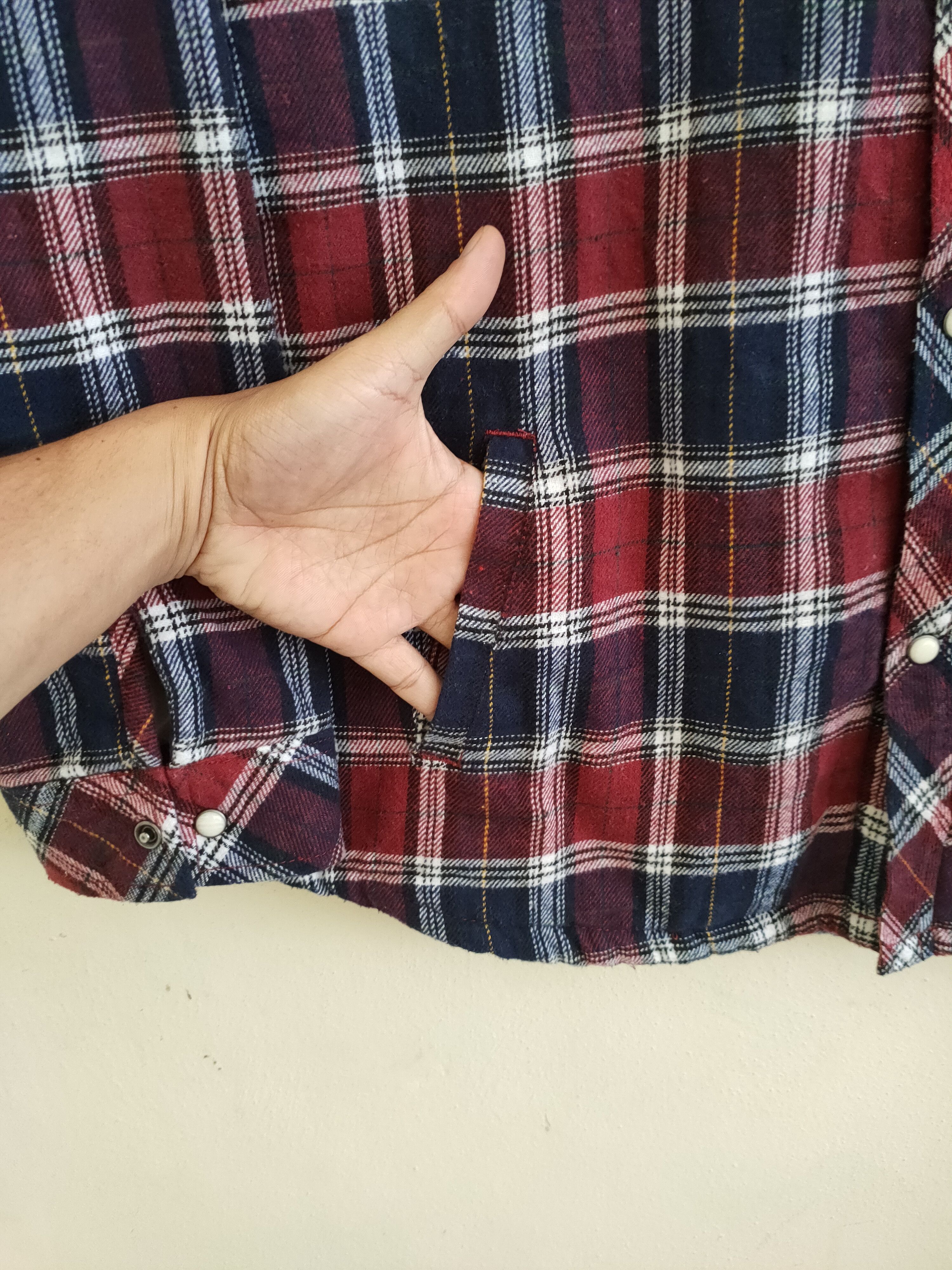 Flannel × Japanese Brand × Vintage Vintage Valman Flannel Fleece Like Travis Scott Size US L / EU 52-54 / 3 - 5 Thumbnail