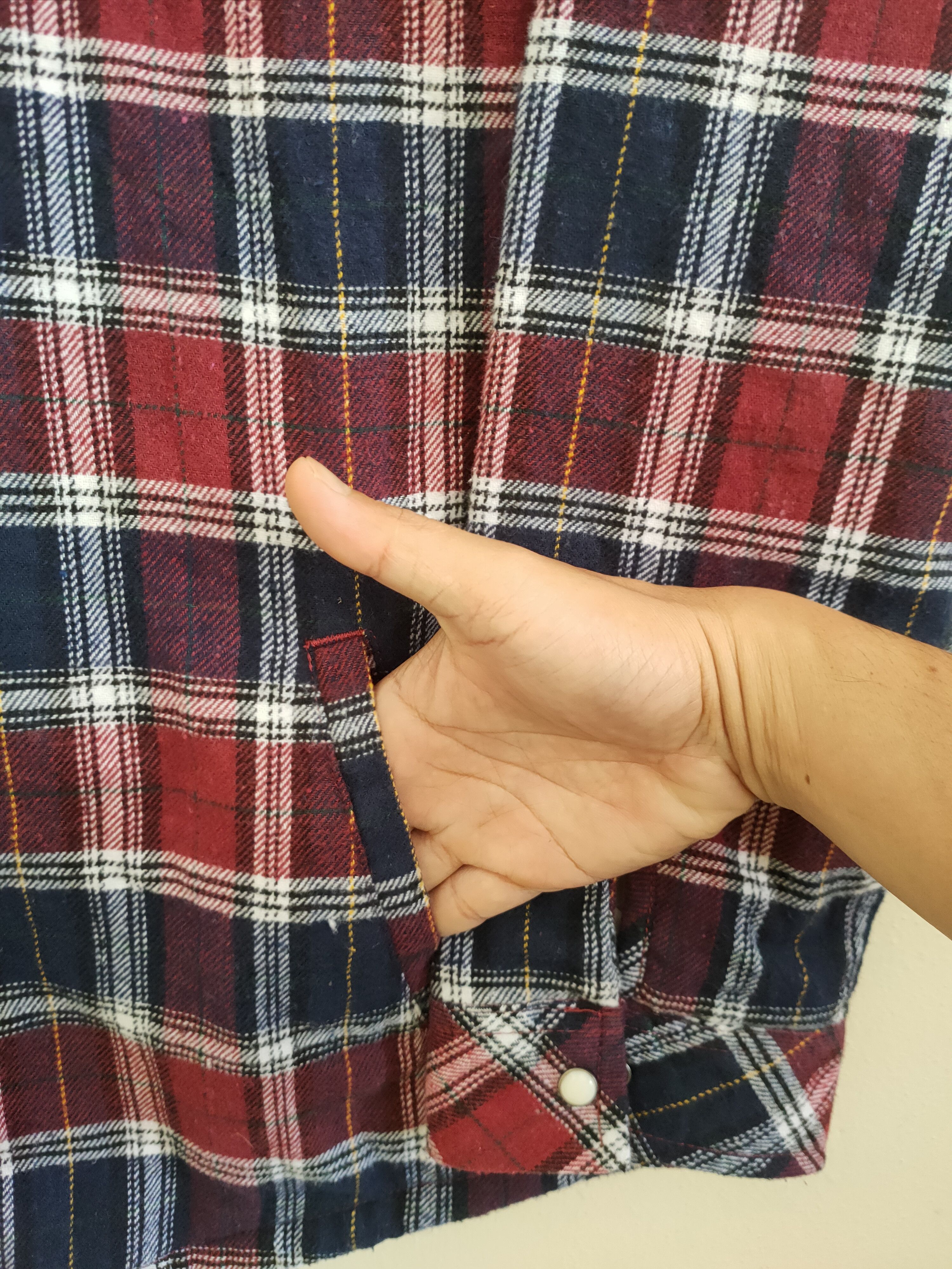 Flannel × Japanese Brand × Vintage Vintage Valman Flannel Fleece Like Travis Scott Size US L / EU 52-54 / 3 - 4 Thumbnail
