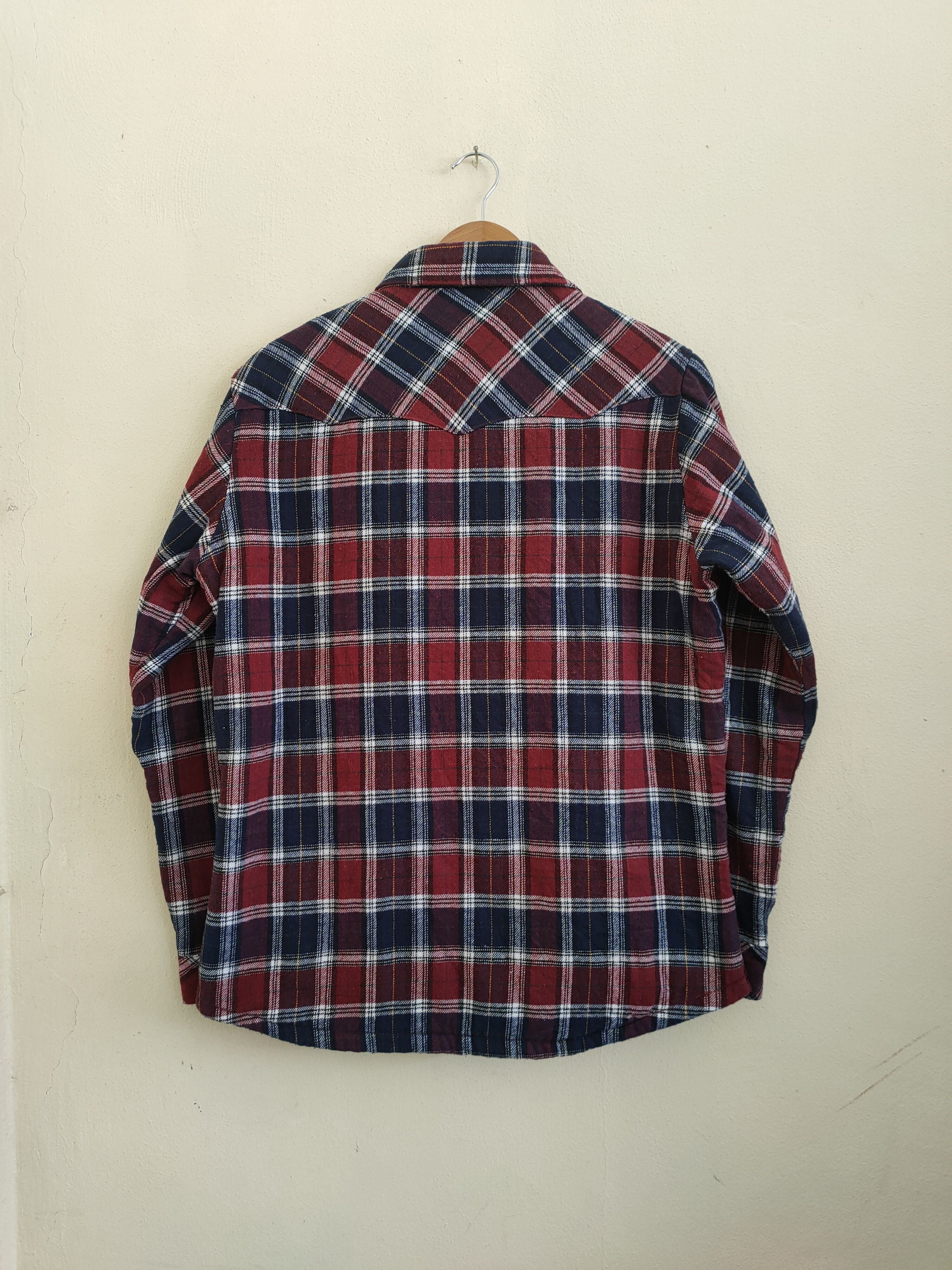 Flannel × Japanese Brand × Vintage Vintage Valman Flannel Fleece Like Travis Scott Size US L / EU 52-54 / 3 - 2 Thumbnail