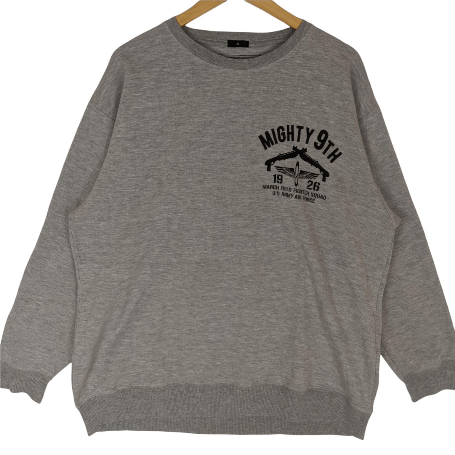 Japanese Brand US ARMY Air Force Big Spell Out Logo Jumper Sweatshirt Size US XXL / EU 58 / 5 - 2 Thumbnail