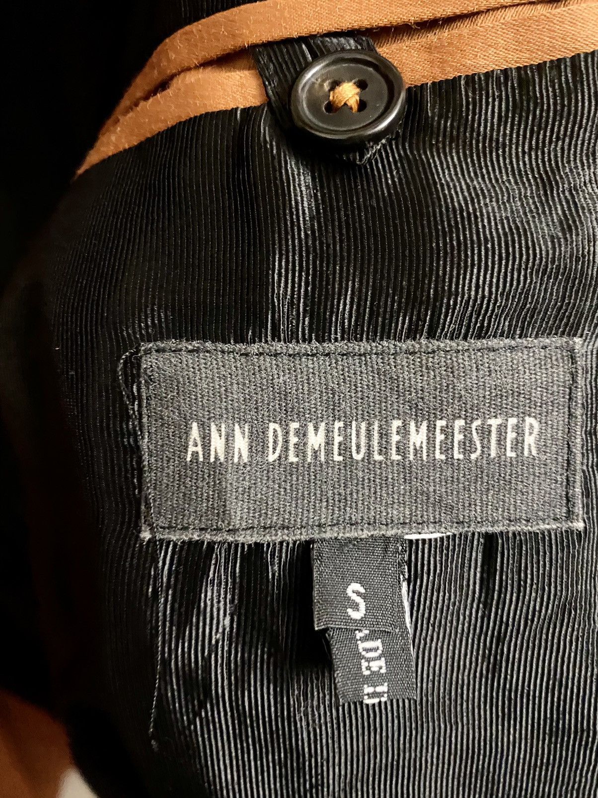 Ann Demeulemeester Ann Demeulemeester orange satin cross jacket S Size US S / EU 44-46 / 1 - 2 Thumbnail