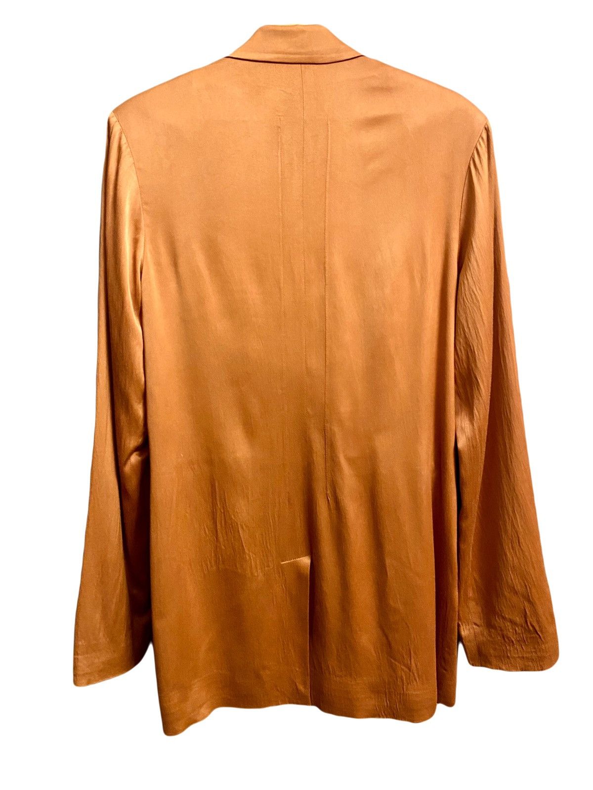 Ann Demeulemeester Ann Demeulemeester orange satin cross jacket S Size US S / EU 44-46 / 1 - 3 Thumbnail