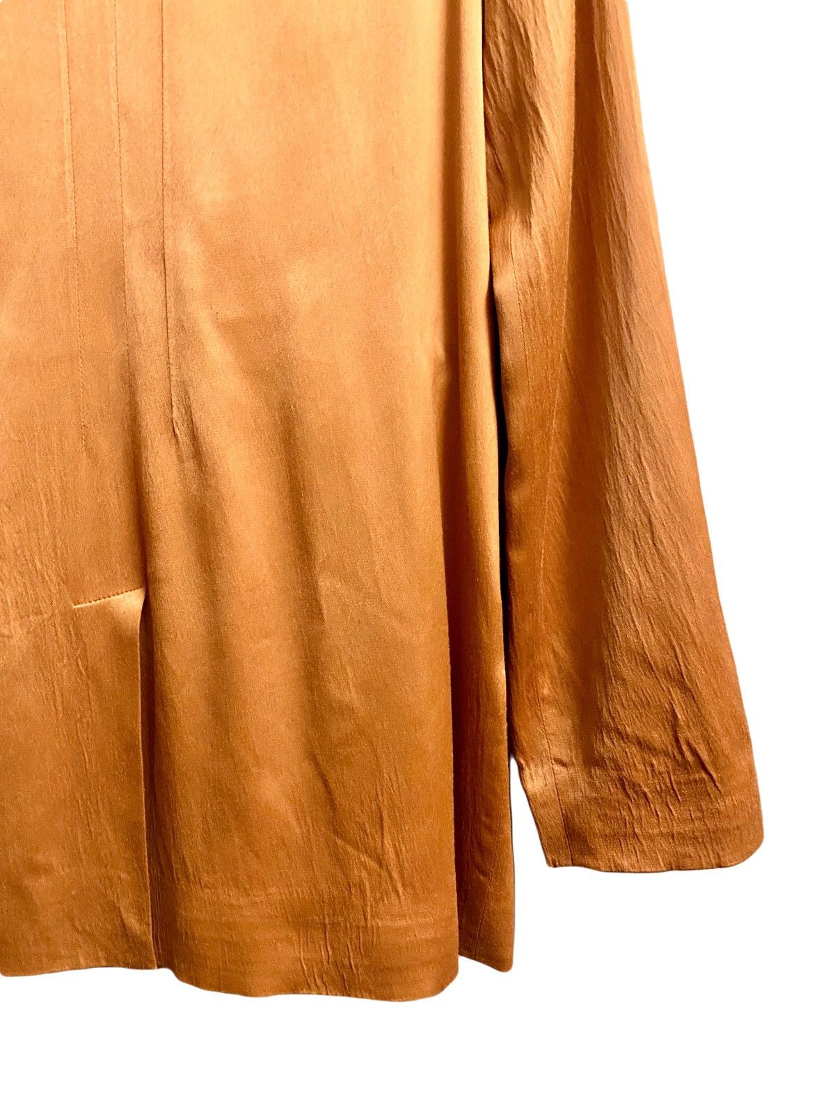 Ann Demeulemeester Ann Demeulemeester orange satin cross jacket S Size US S / EU 44-46 / 1 - 8 Thumbnail