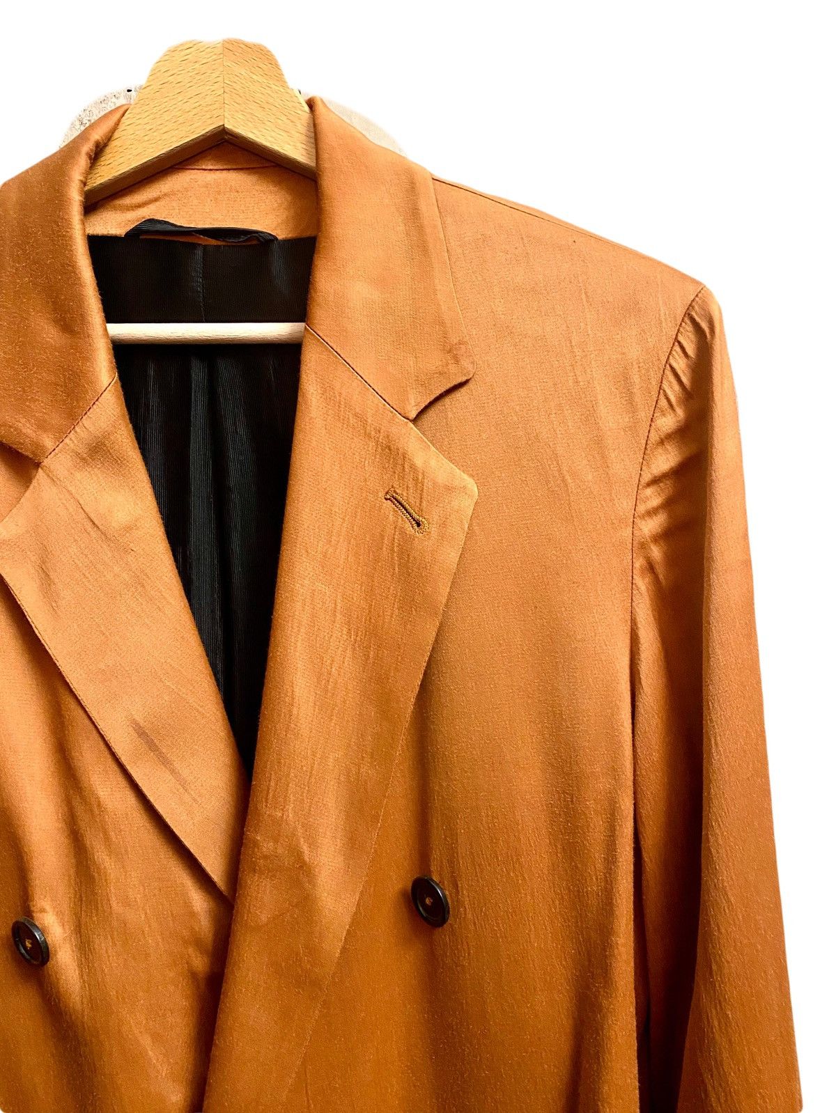 Ann Demeulemeester Ann Demeulemeester orange satin cross jacket S Size US S / EU 44-46 / 1 - 6 Thumbnail