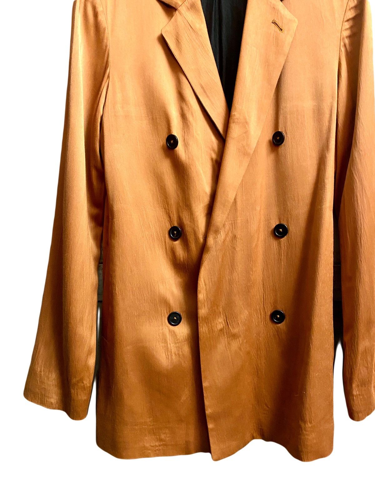 Ann Demeulemeester Ann Demeulemeester orange satin cross jacket S Size US S / EU 44-46 / 1 - 4 Thumbnail