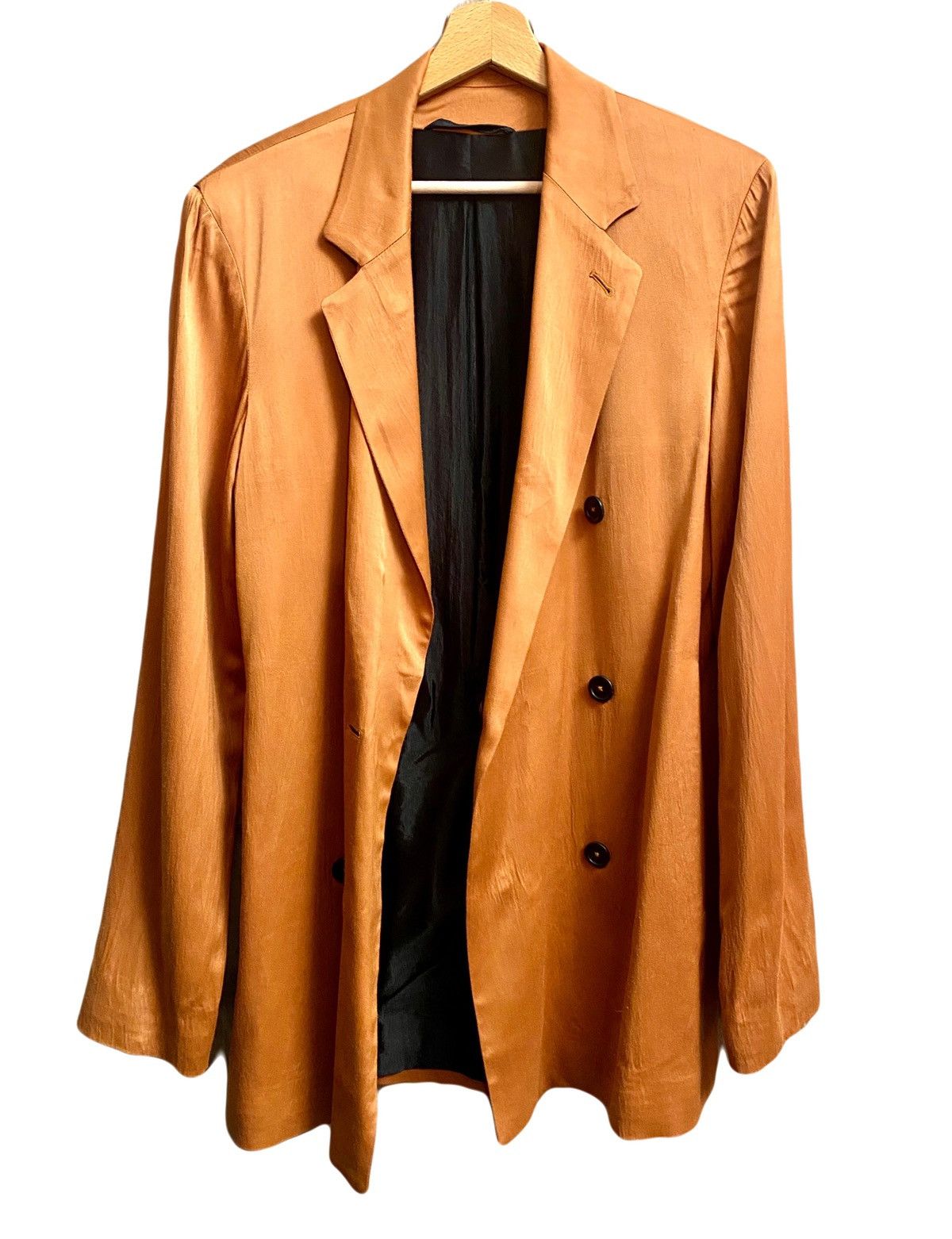 Ann Demeulemeester Ann Demeulemeester orange satin cross jacket S Size US S / EU 44-46 / 1 - 5 Thumbnail