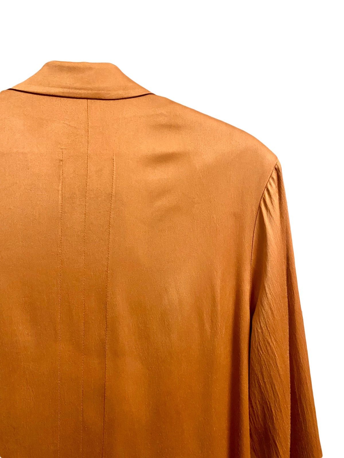 Ann Demeulemeester Ann Demeulemeester orange satin cross jacket S Size US S / EU 44-46 / 1 - 10 Thumbnail