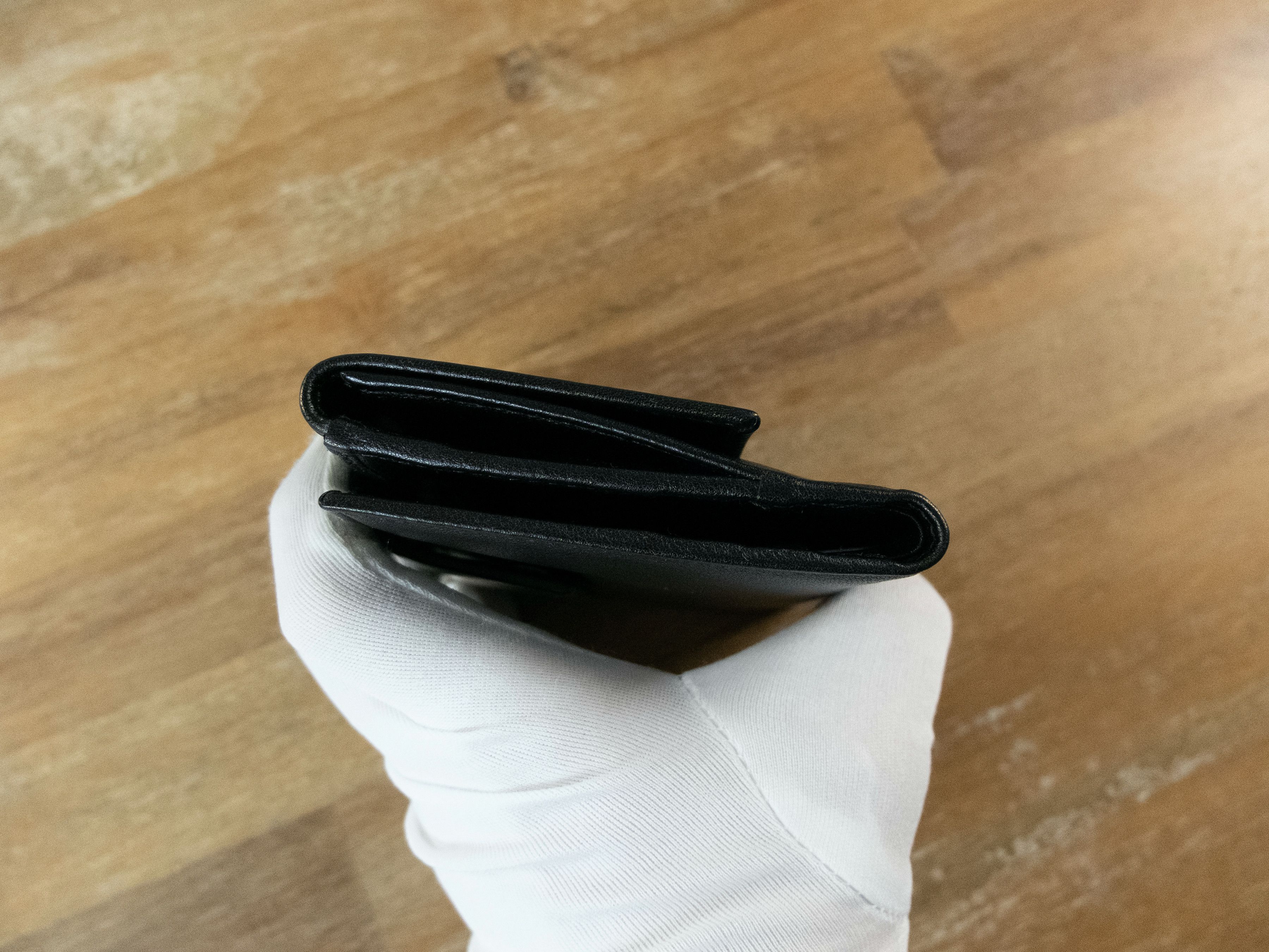 Bvlgari BVLGARI black trifold S.Bulgari leather wallet Bulgari q Size ONE SIZE - 4 Thumbnail