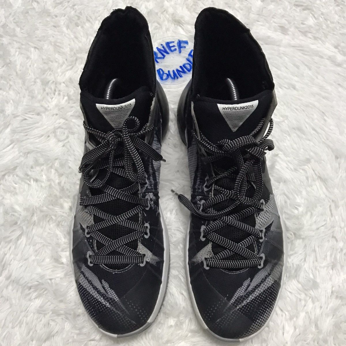 Nike Hyperdunk 2015 Premium White | Metallic Silver-Black Size US 10 / EU 43 - 3 Thumbnail