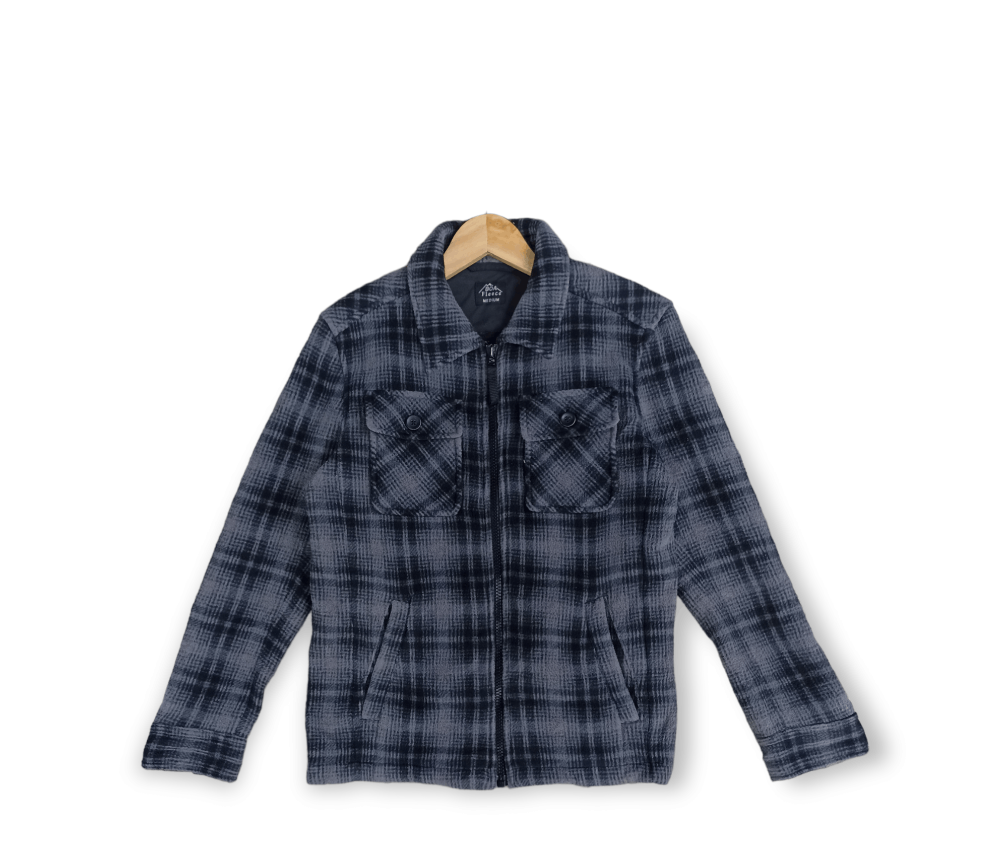 Uniqlo × Vintage Uniqlo Boa Fleece Checkered Tartan Size US M / EU 48-50 / 2 - 1 Thumbnail