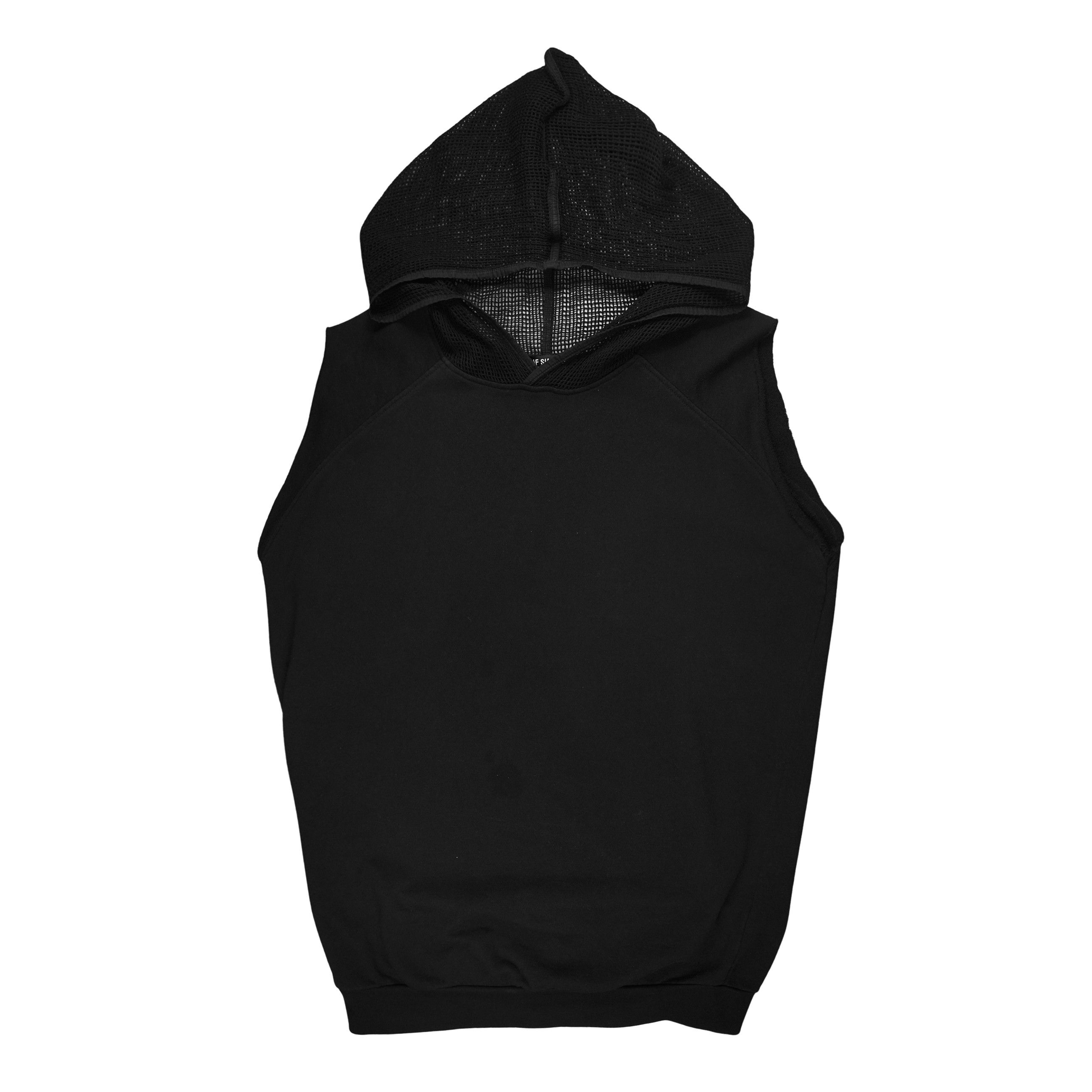 Raf Simons SS03 Mesh Cutoff Hoodie Size US L / EU 52-54 / 3 - 1 Thumbnail