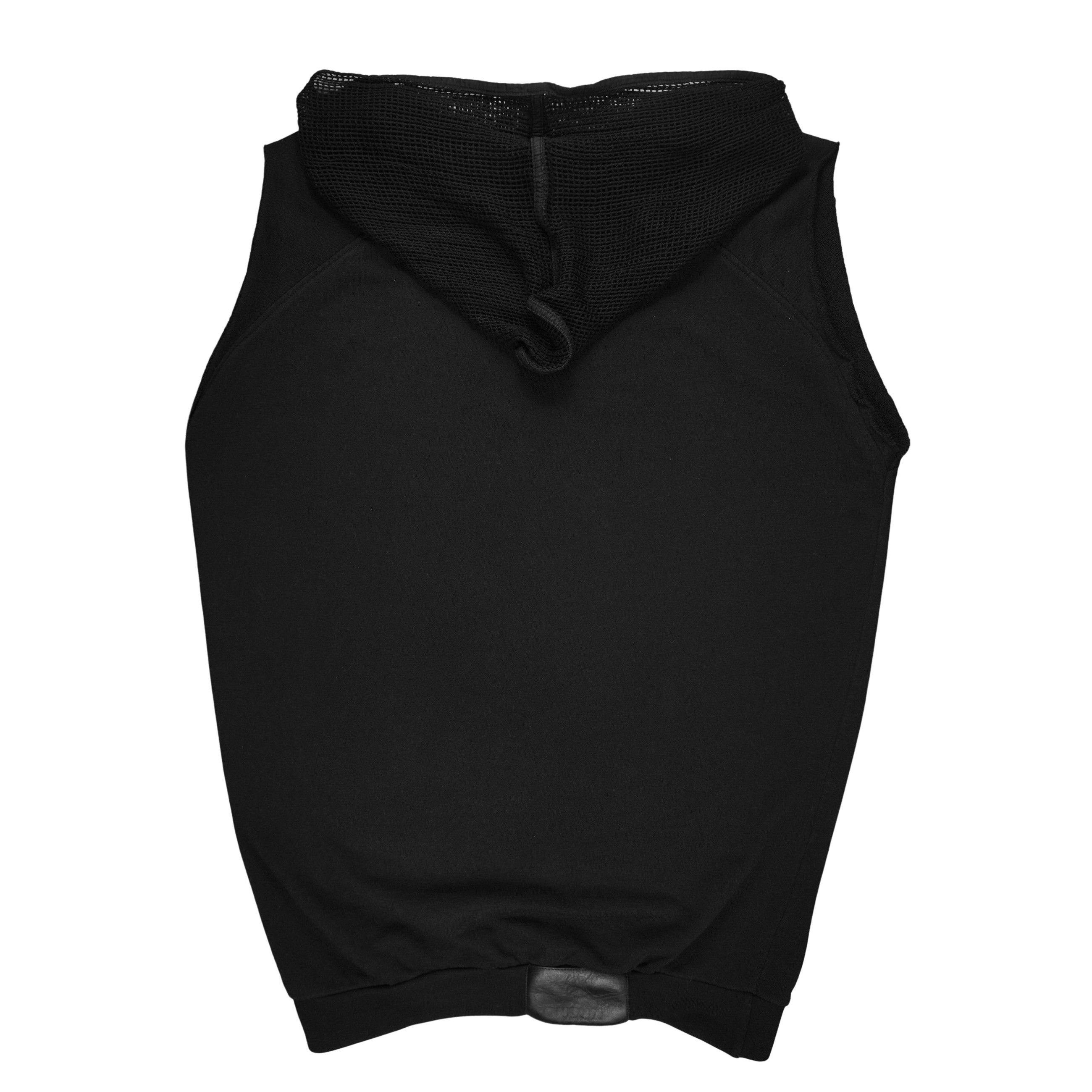 Raf Simons SS03 Mesh Cutoff Hoodie Size US L / EU 52-54 / 3 - 2 Thumbnail