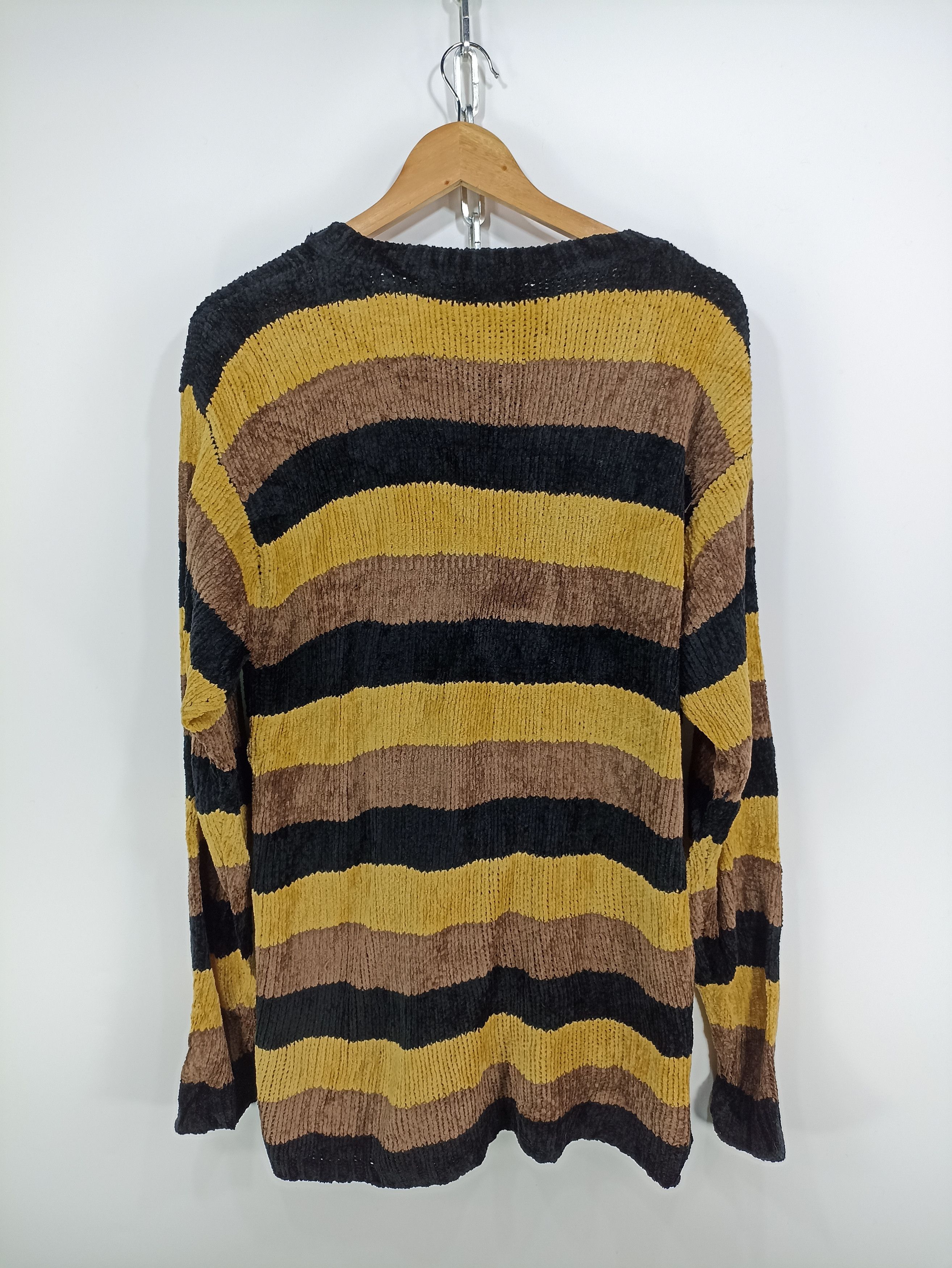 Japanese Brand × Vintage Vintage Sardin Cable Knit Sweater Size US M / EU 48-50 / 2 - 3 Thumbnail